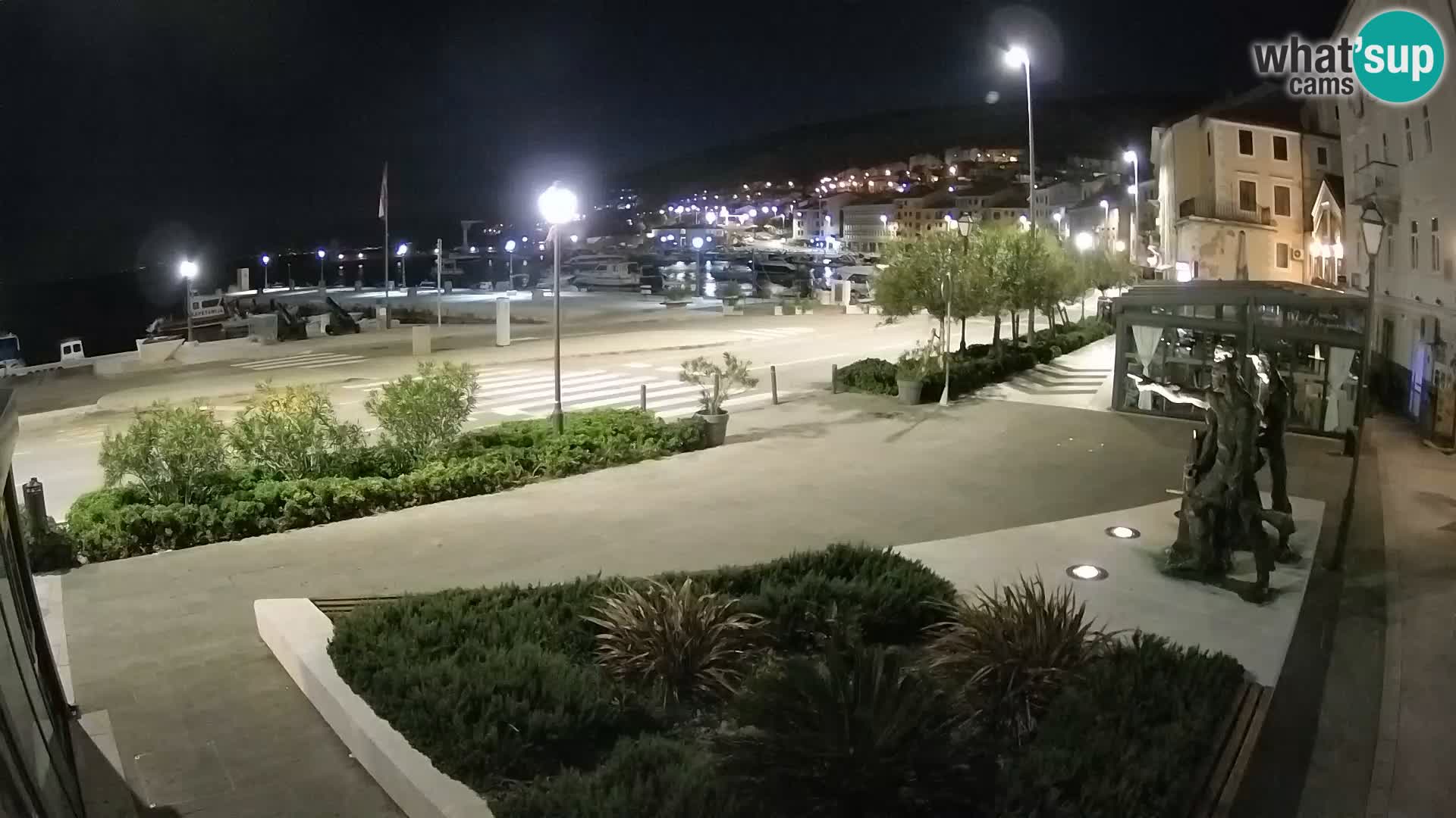 Live webcam Senj riva – seafront – Croatia
