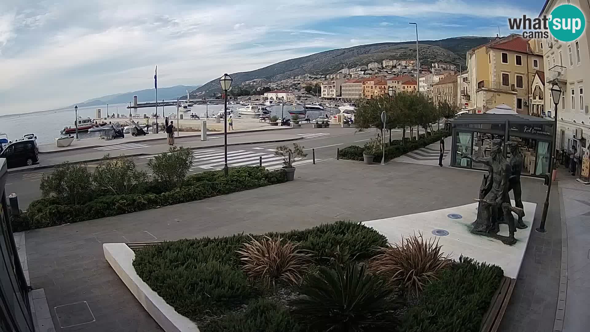 Spletna kamera v živo Senj riva – Hrvaška