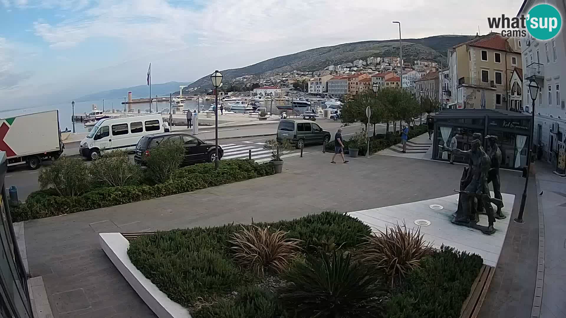 Live webcam Senj riva – seafront – Croatia