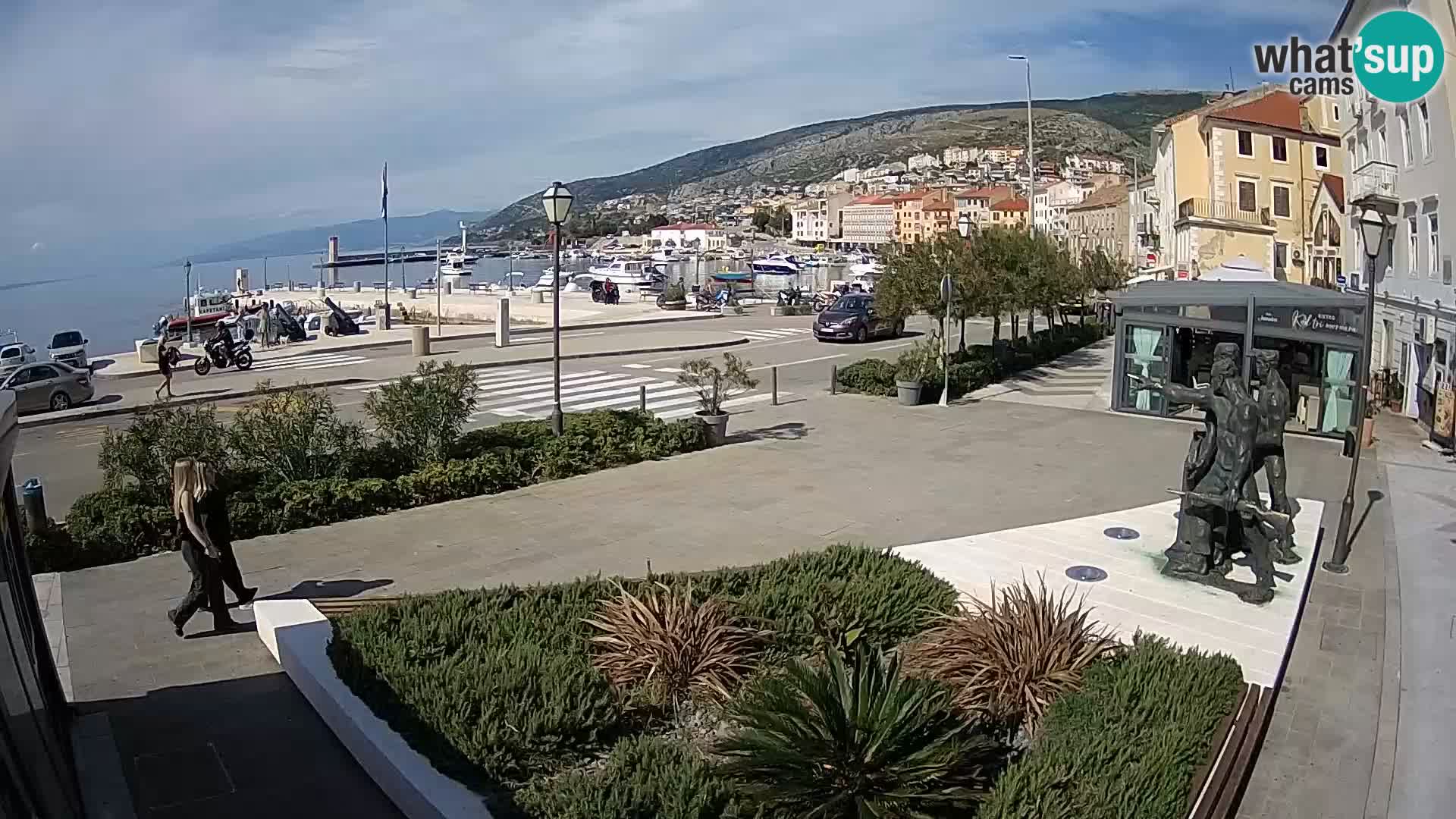 Live webcam Senj riva – seafront – Croatia