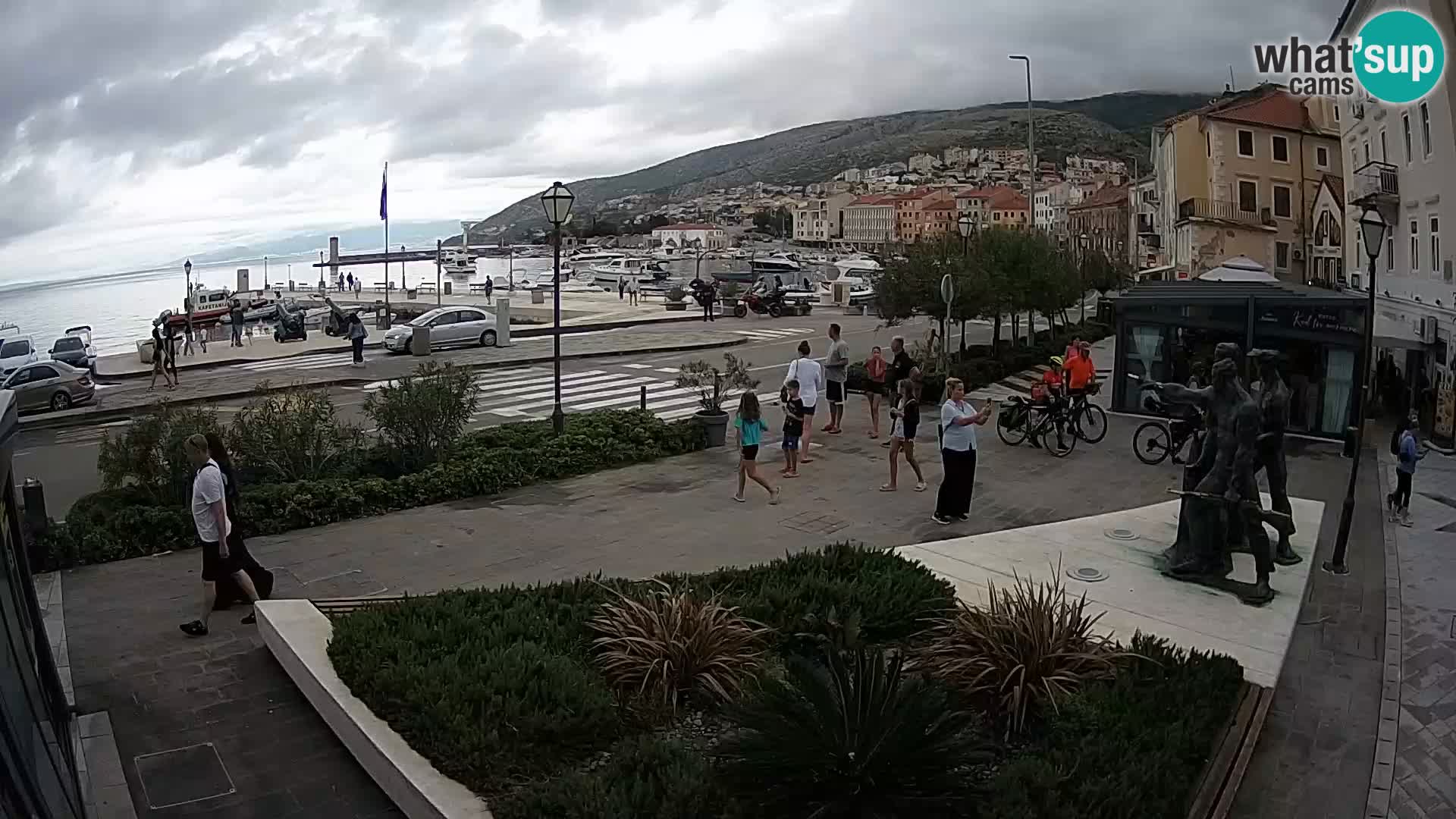 Spletna kamera v živo Senj riva – Hrvaška