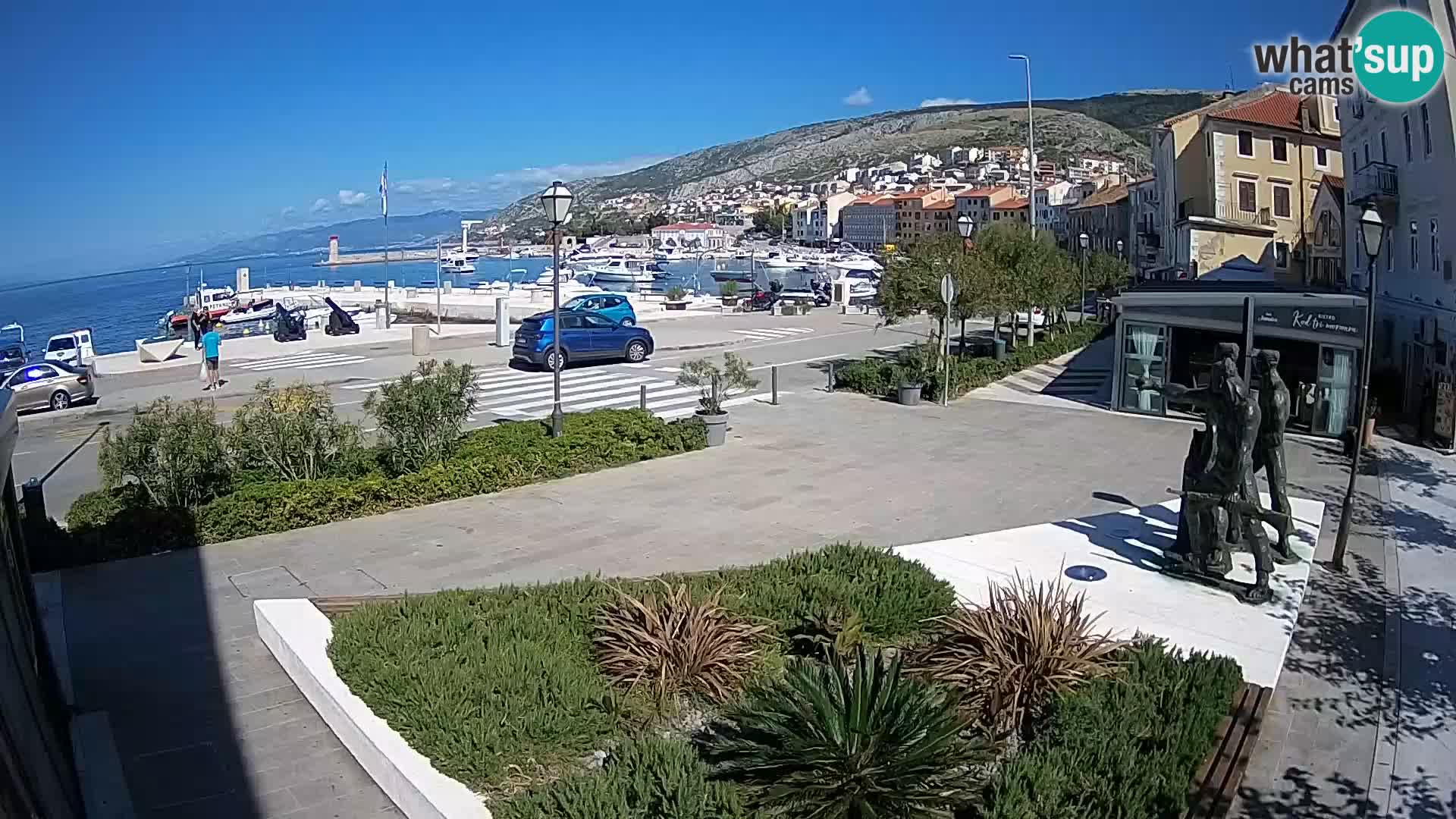 Live webcam Senj riva – seafront – Croatia