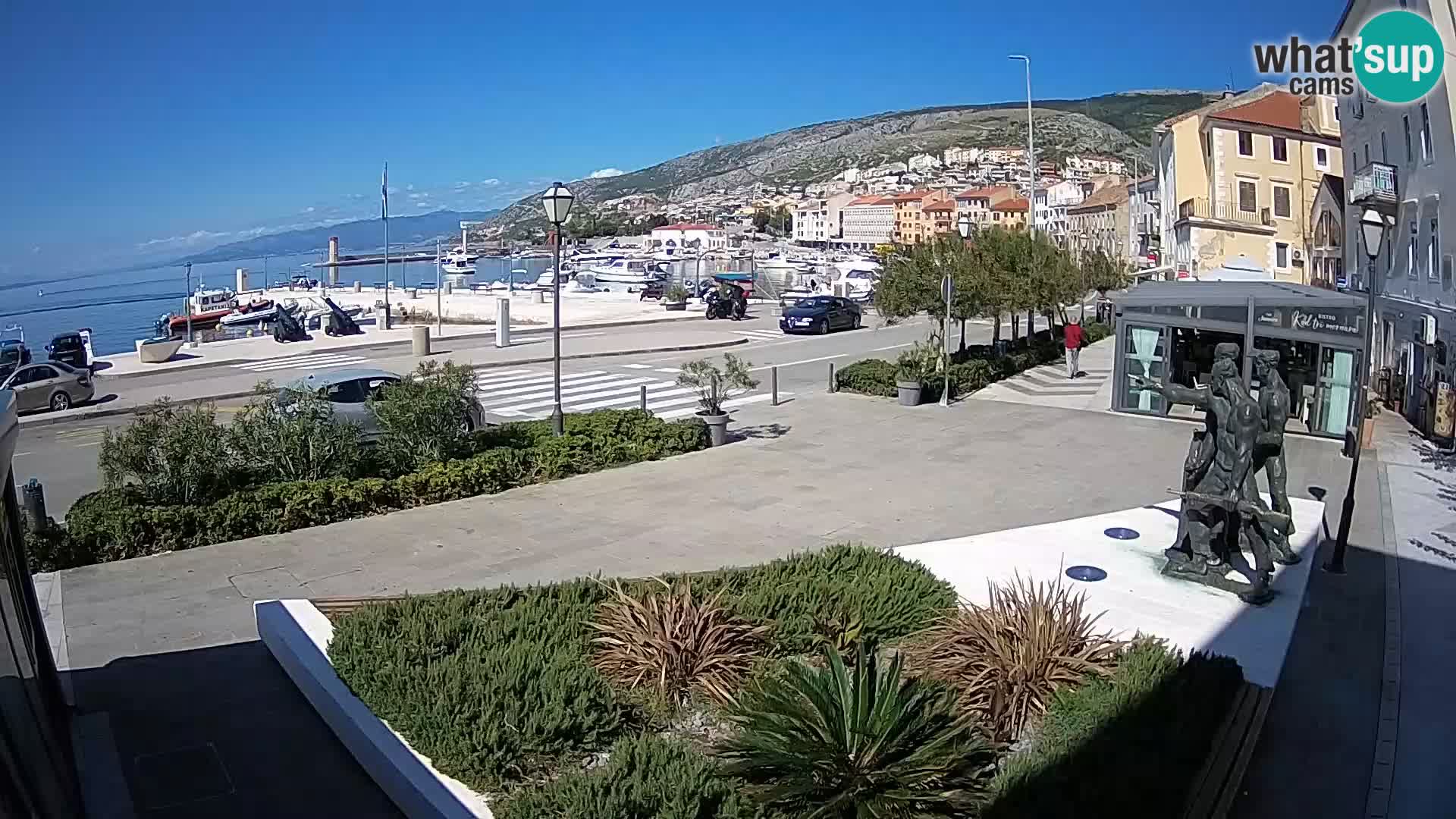 Live webcam Senj riva – seafront – Croatia