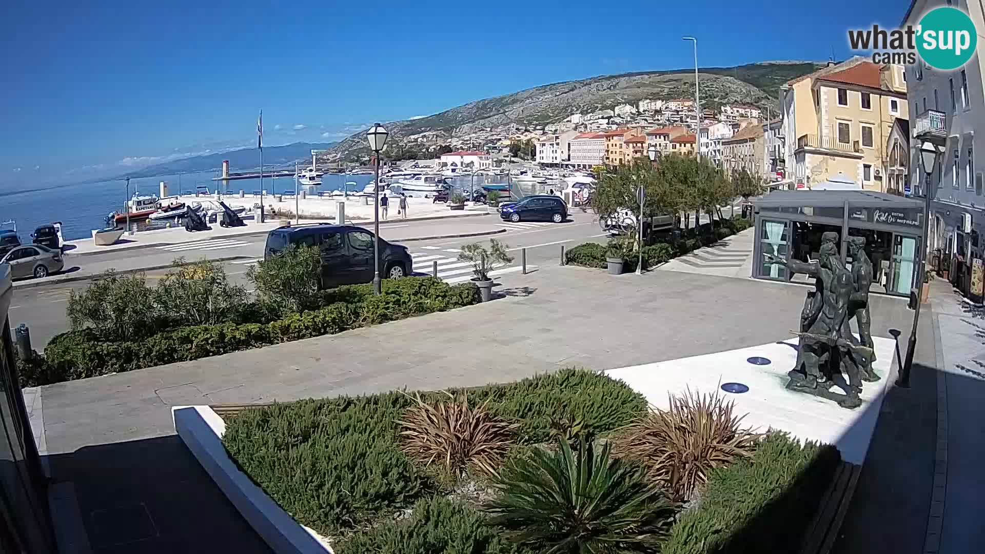 Live-Webcam Senj Riva – direkt am Meer – Kroatien