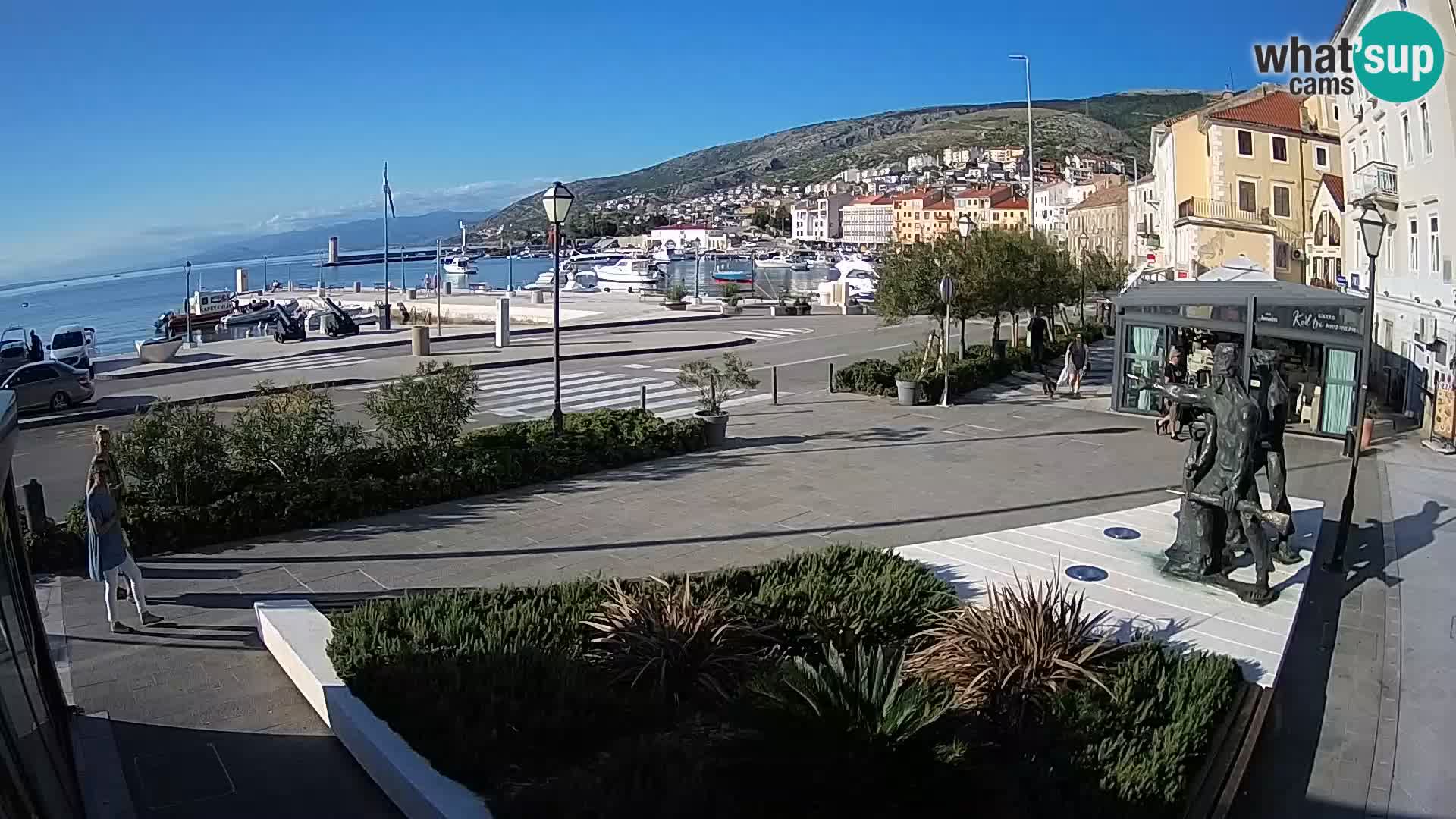 Live webcam Senj riva – fronte mare