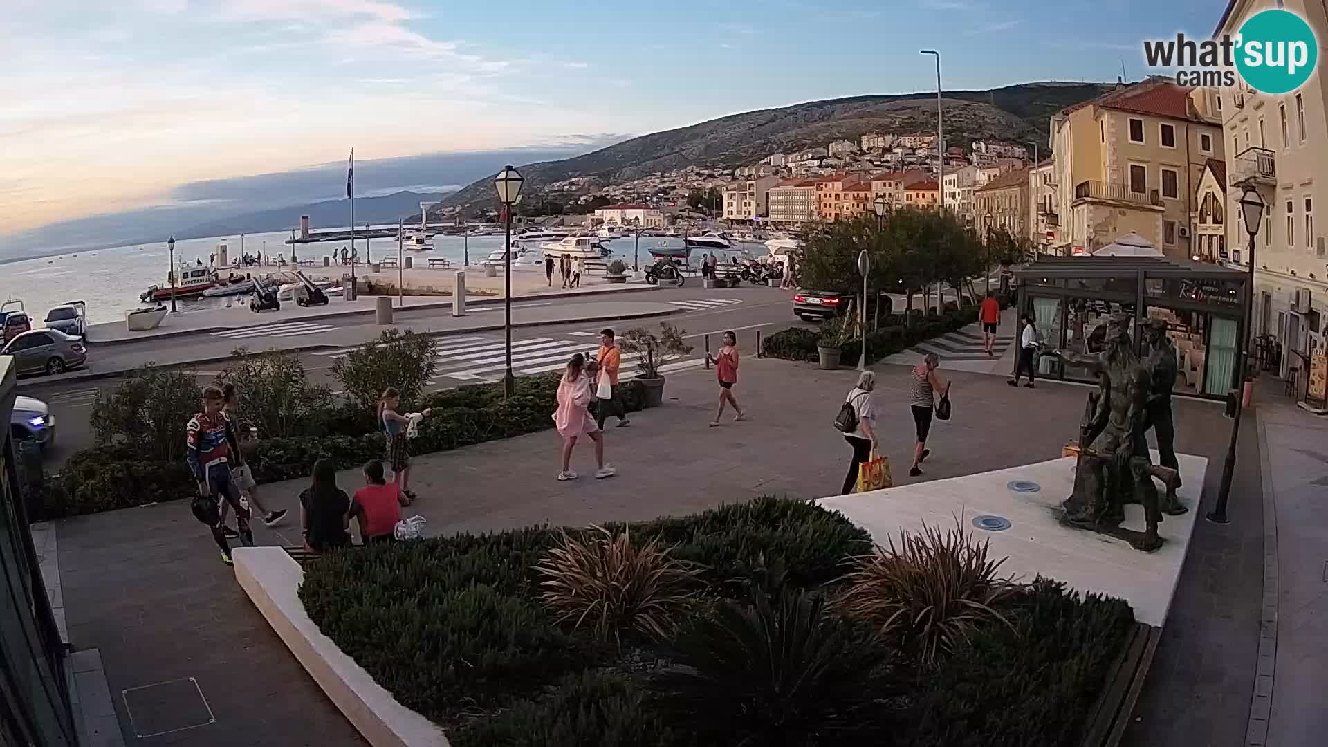 Live webcam Senj riva – seafront – Croatia