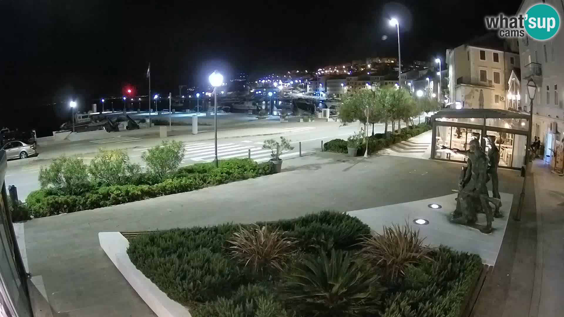 Live-Webcam Senj Riva – direkt am Meer – Kroatien