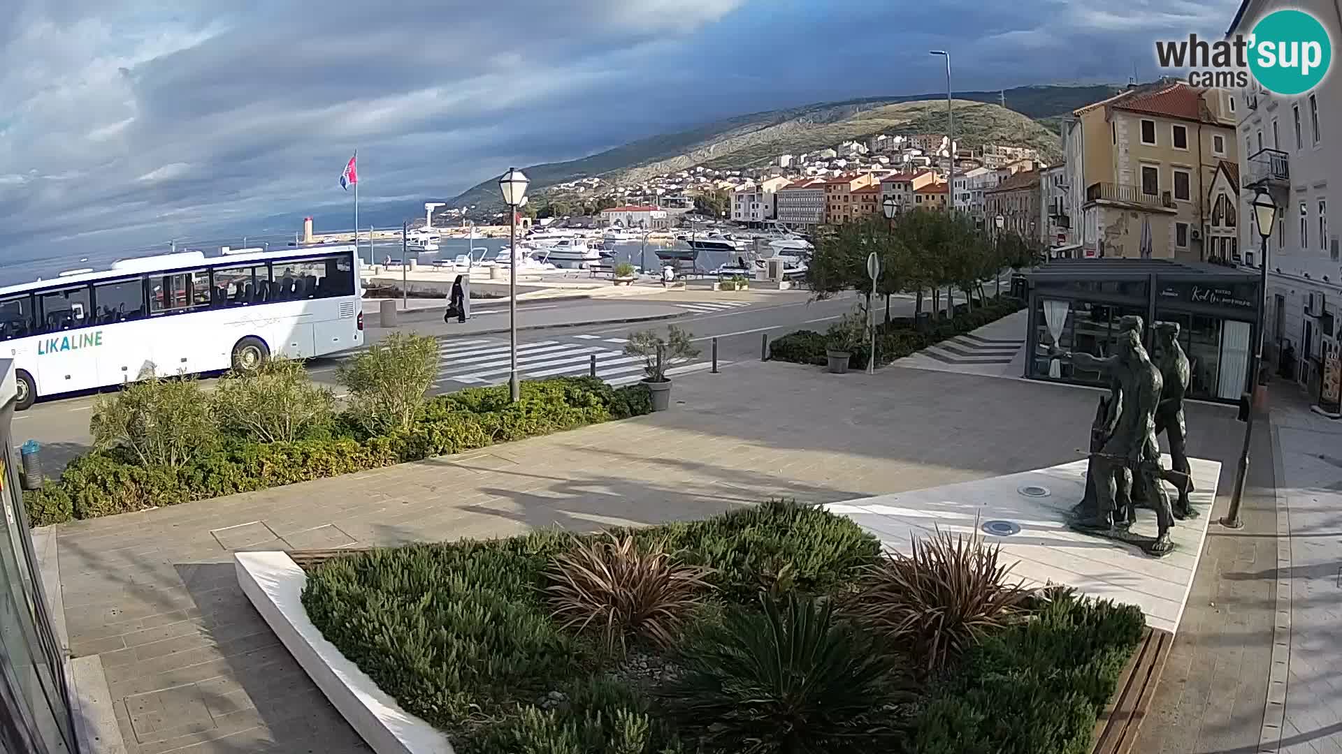 Spletna kamera v živo Senj riva – Hrvaška