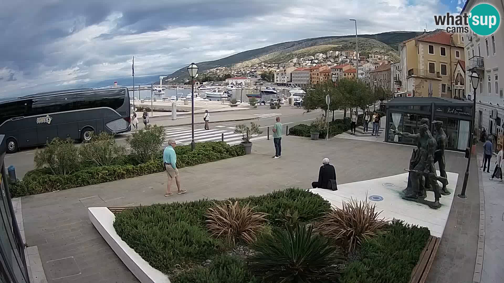 Spletna kamera v živo Senj riva – Hrvaška