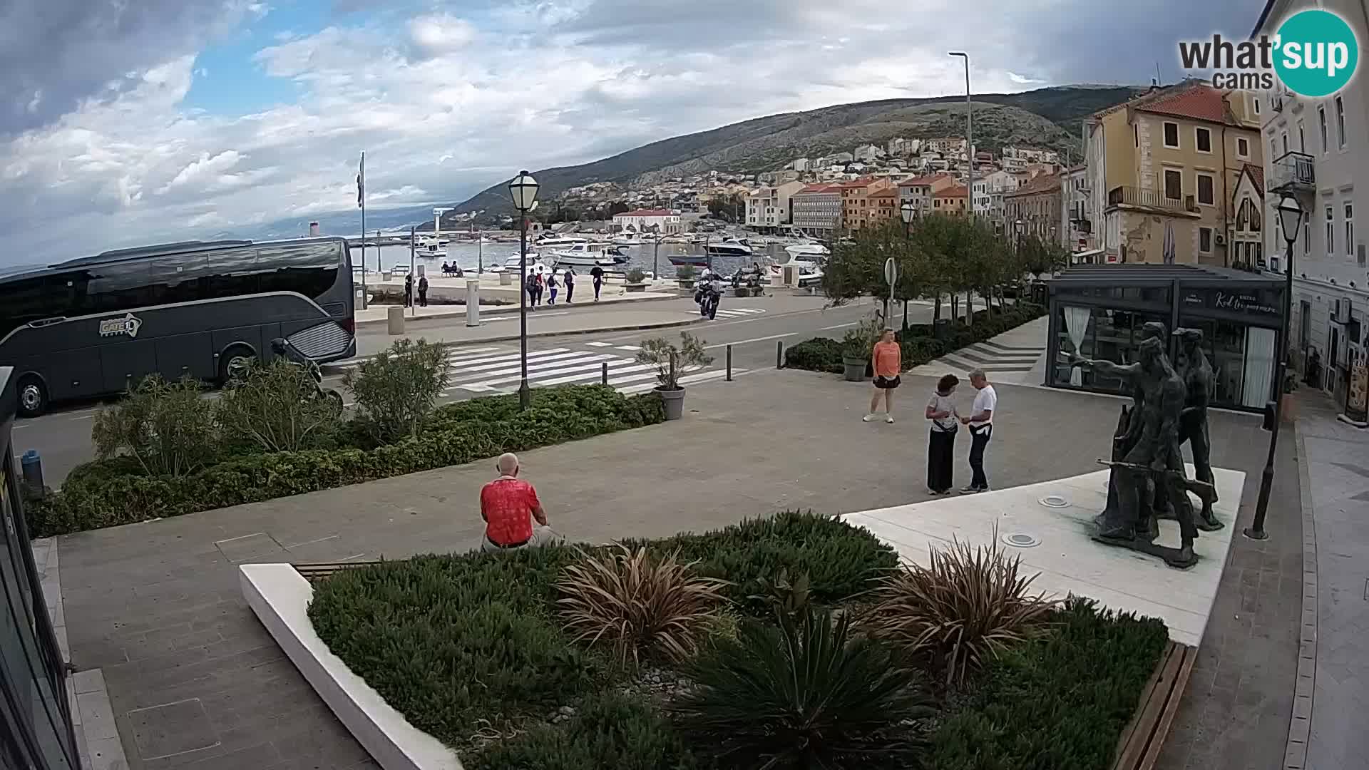Live webcam Senj riva – seafront – Croatia