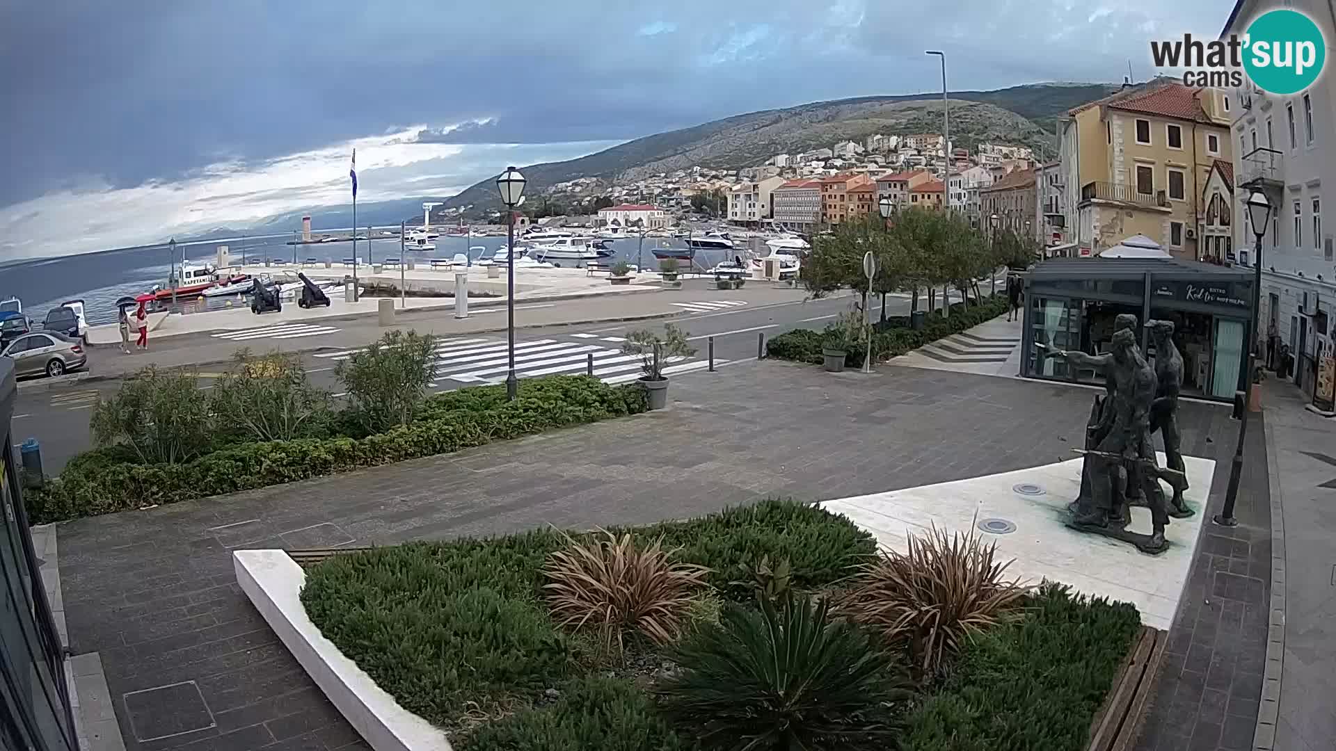 Live-Webcam Senj Riva – direkt am Meer – Kroatien