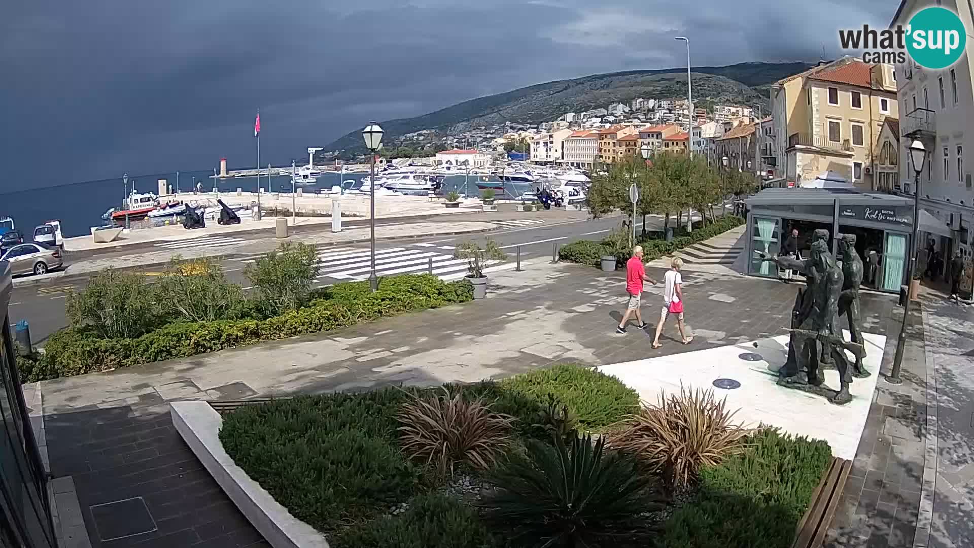 Live webcam Senj riva – seafront – Croatia