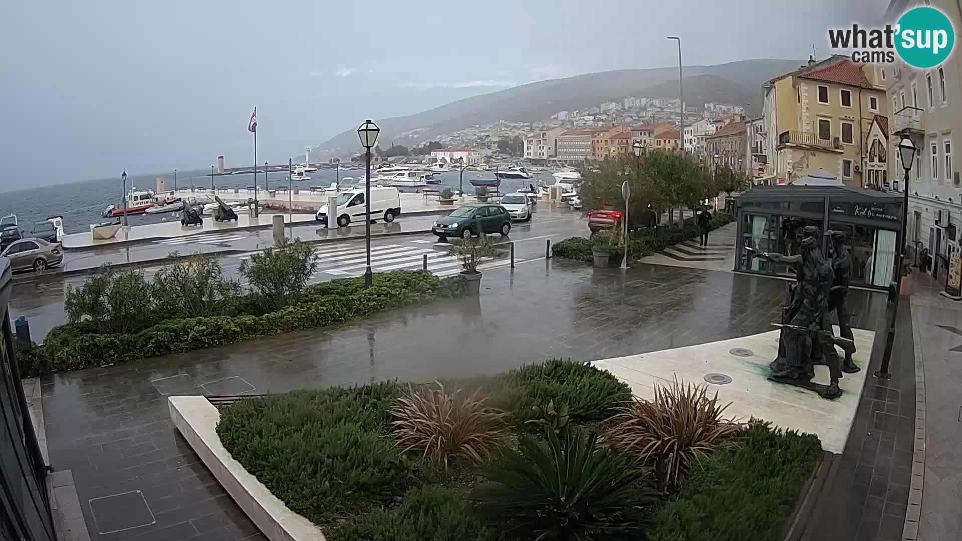 Spletna kamera v živo Senj riva – Hrvaška