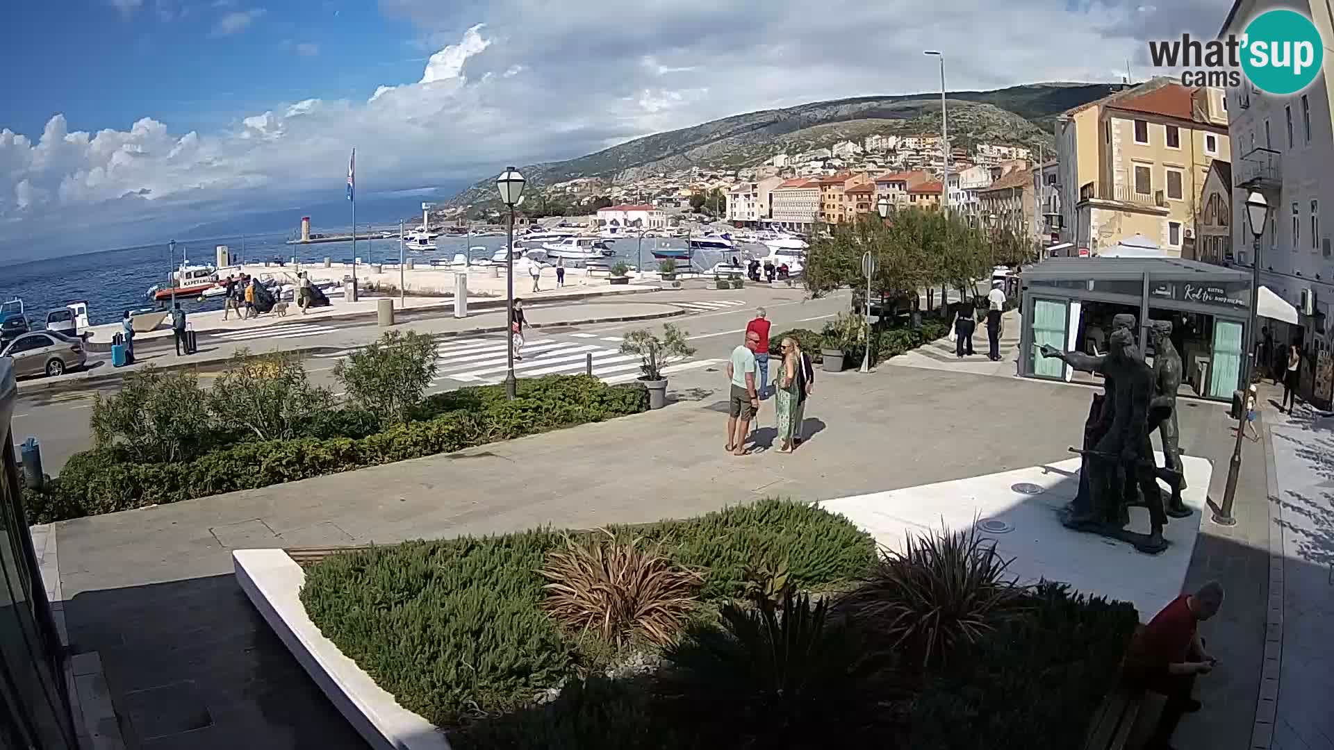 Live webcam Senj riva – fronte mare