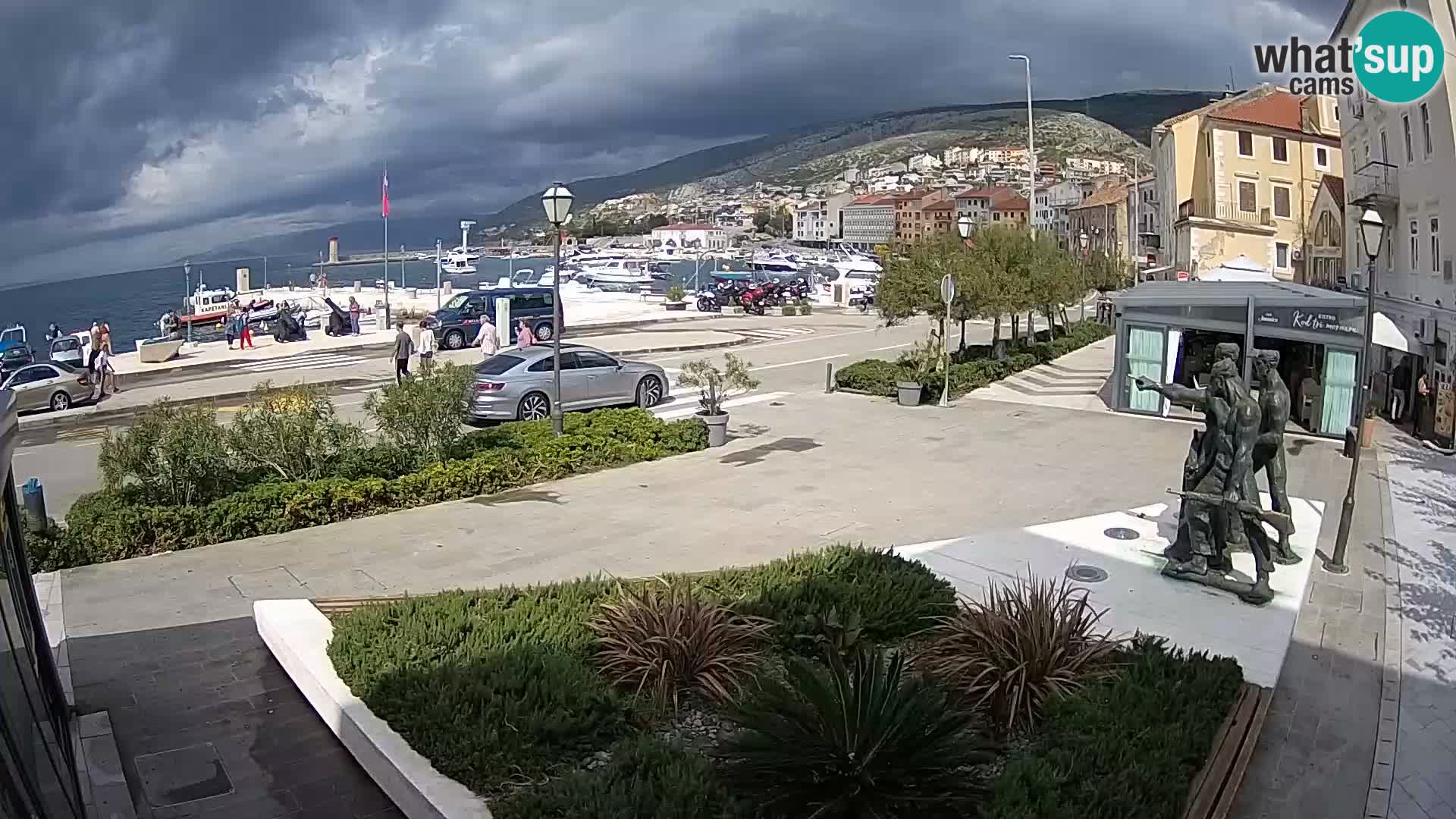 Live webcam Senj riva – fronte mare