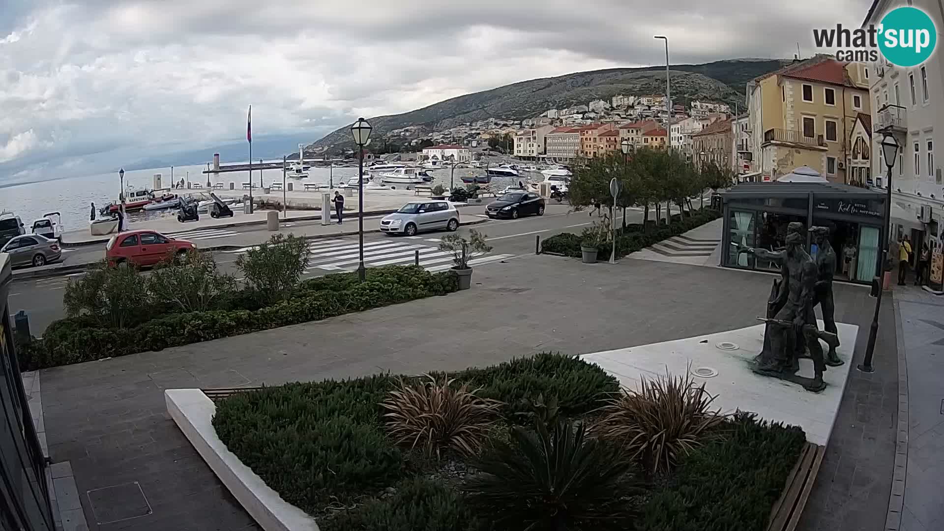 Live webcam Senj riva – seafront – Croatia