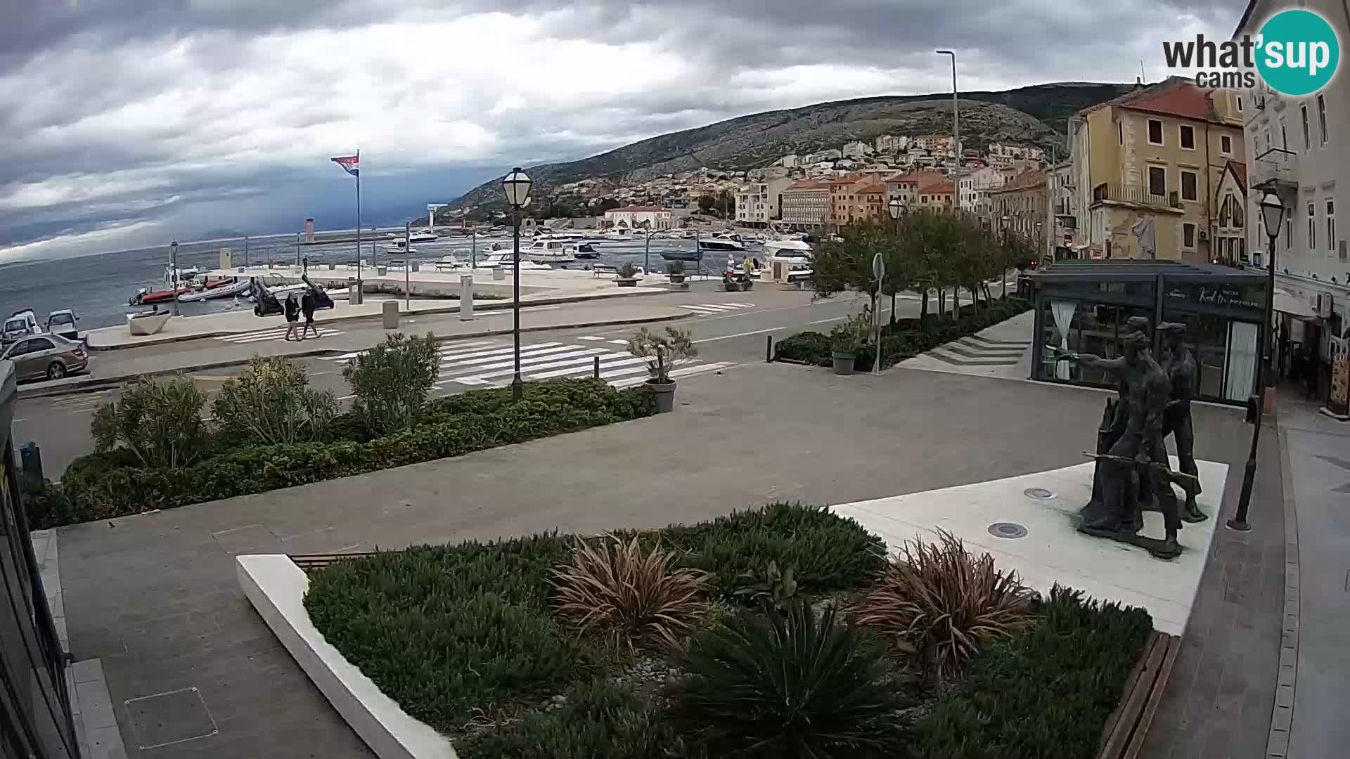 Live webcam Senj riva – seafront – Croatia
