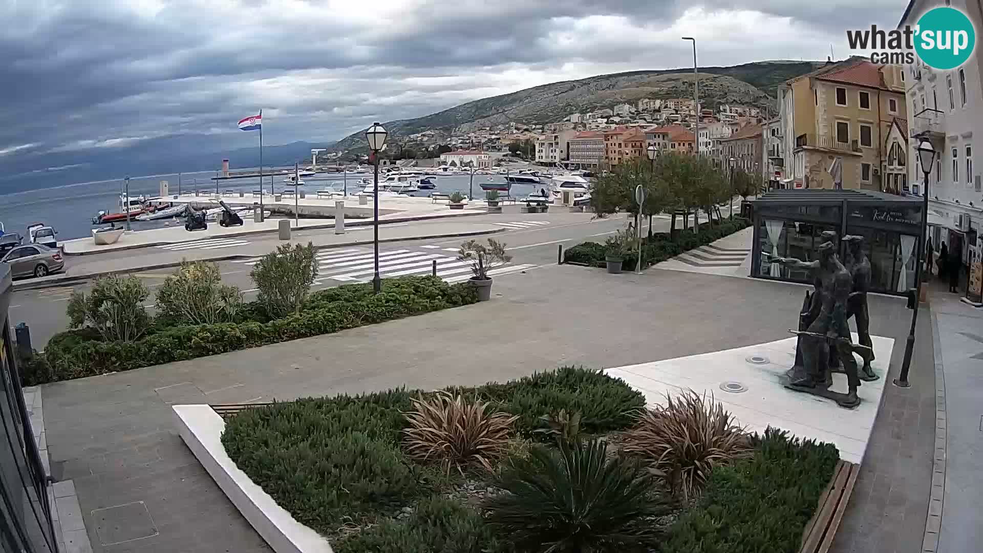 Live webcam Senj riva – seafront – Croatia