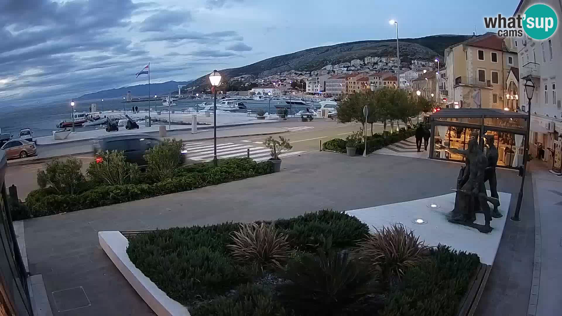 Live webcam Senj riva – seafront – Croatia