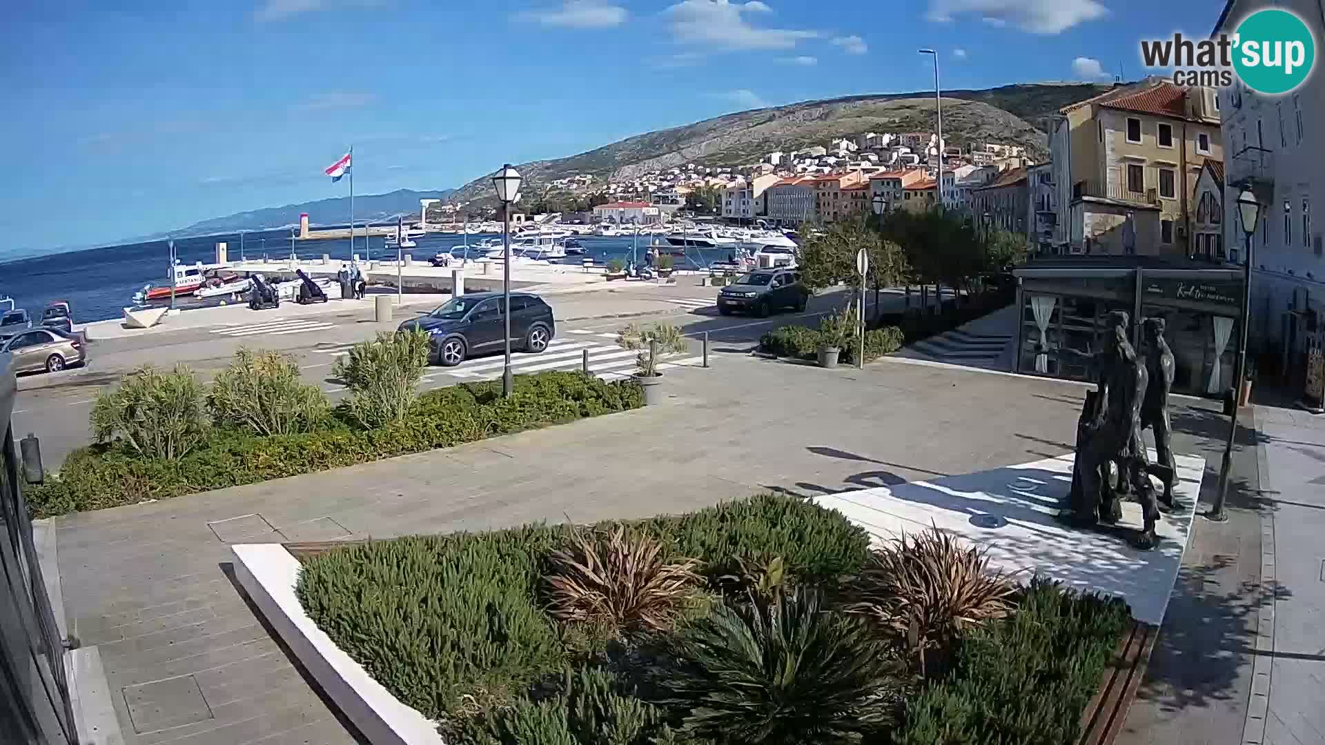 Live webcam Senj riva – seafront – Croatia