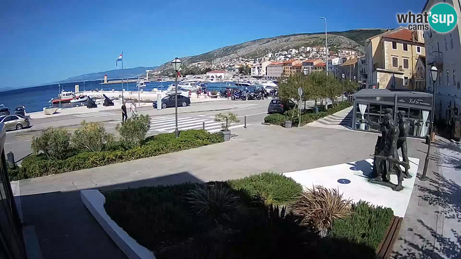 Live-Webcam Senj Riva – direkt am Meer – Kroatien