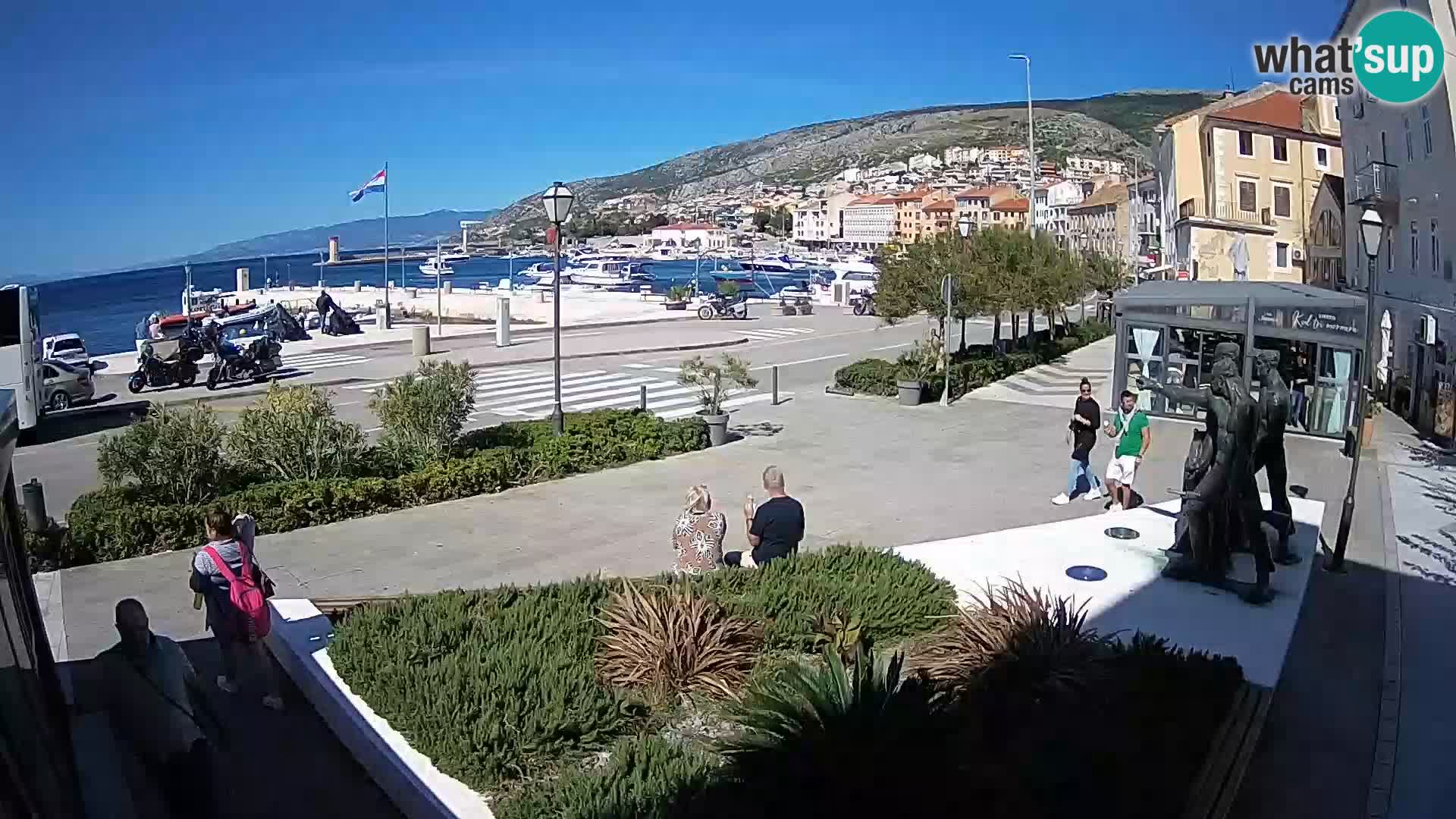 Live webcam Senj riva – seafront – Croatia