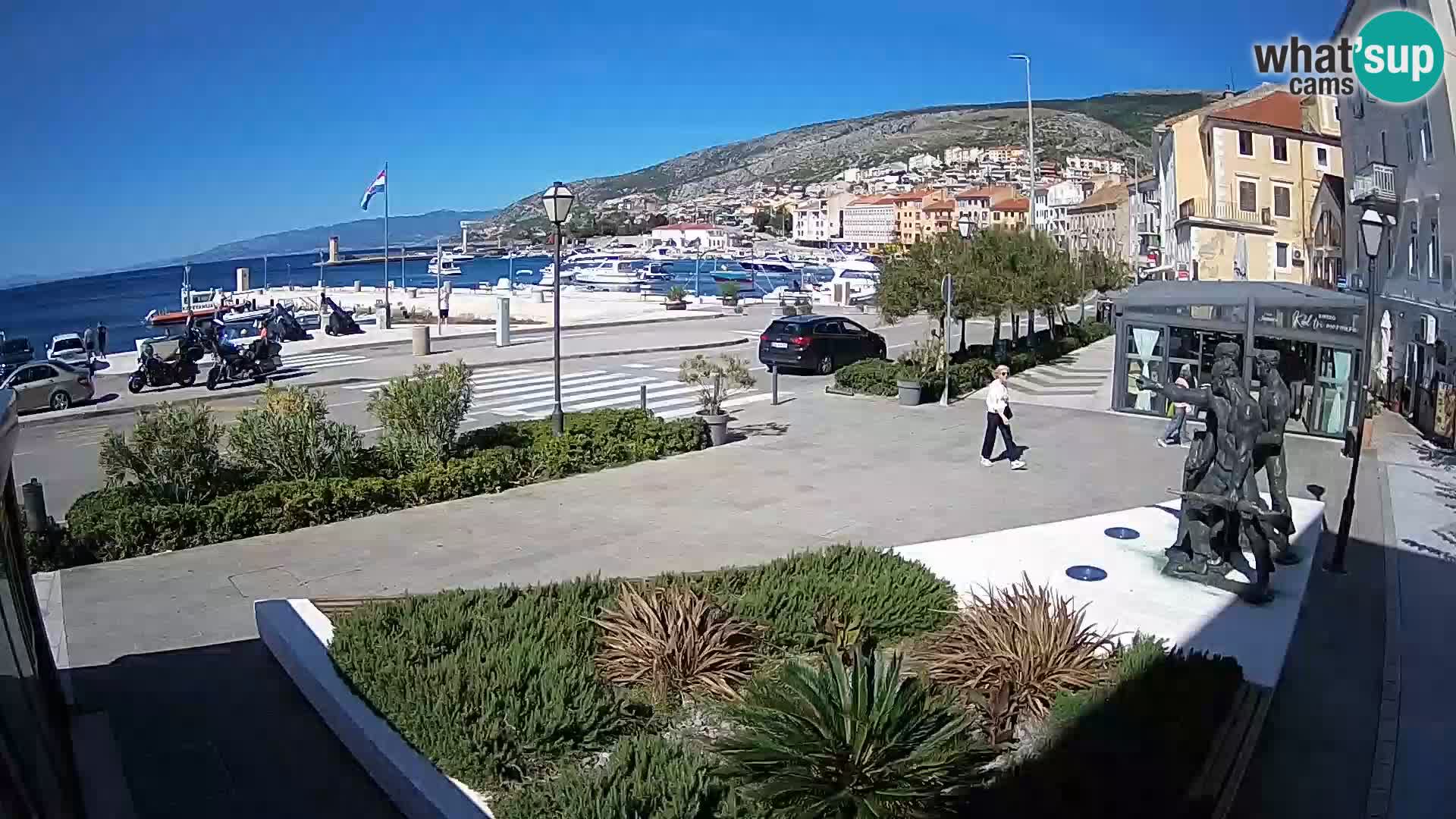 Live webcam Senj riva – fronte mare