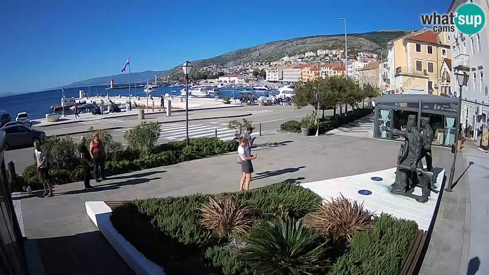 Live-Webcam Senj Riva – direkt am Meer – Kroatien
