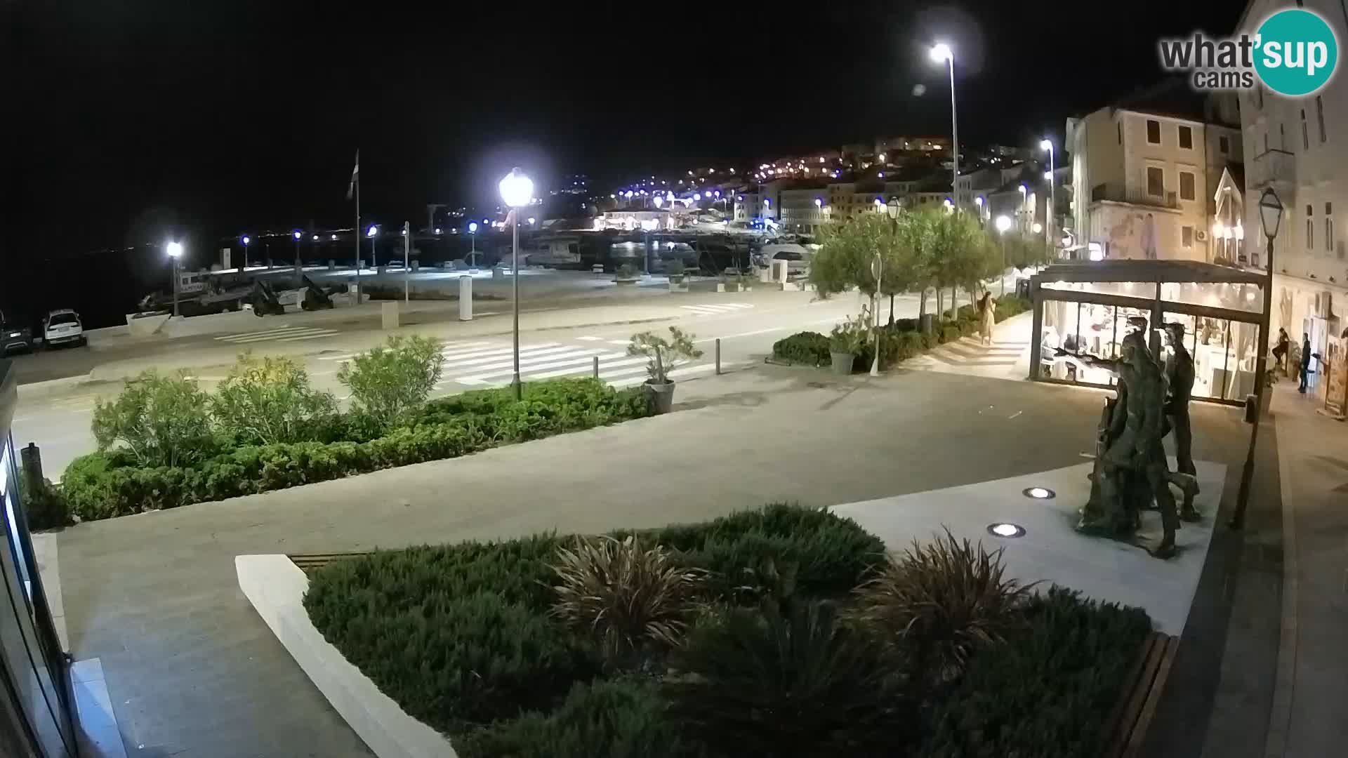 Live-Webcam Senj Riva – direkt am Meer – Kroatien