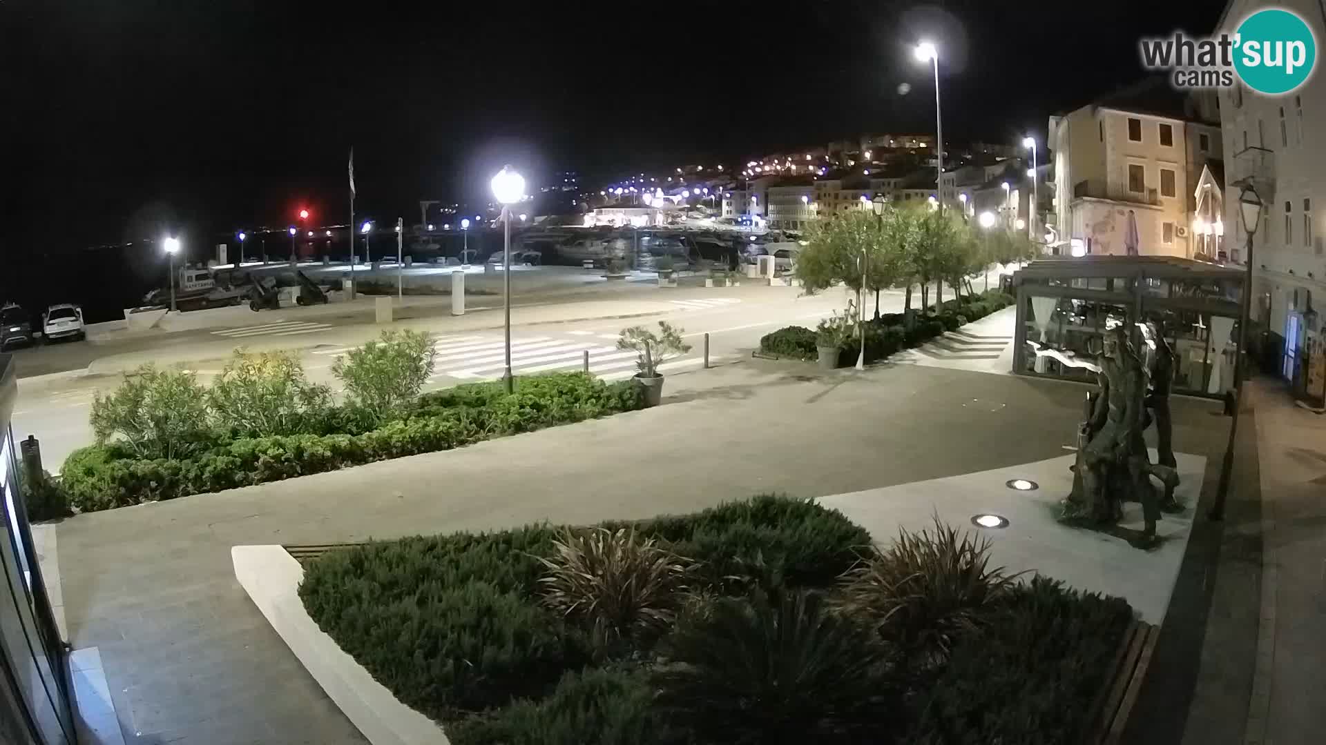 Live webcam Senj riva – seafront – Croatia