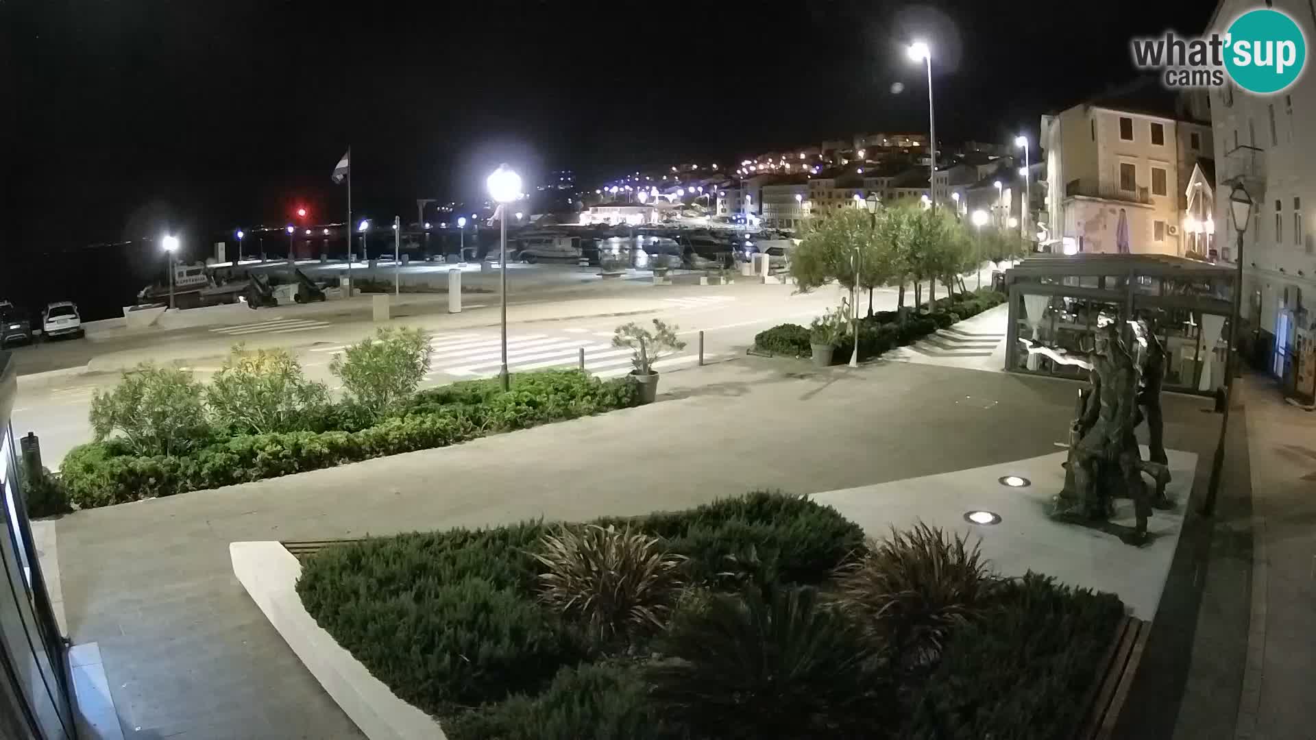 Live webcam Senj riva – seafront – Croatia