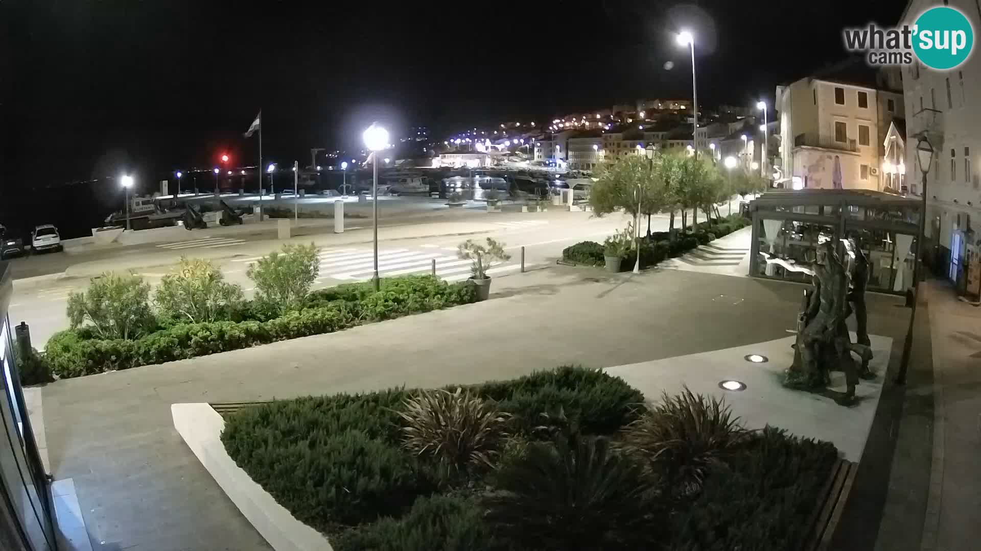 Live webcam Senj riva – seafront – Croatia