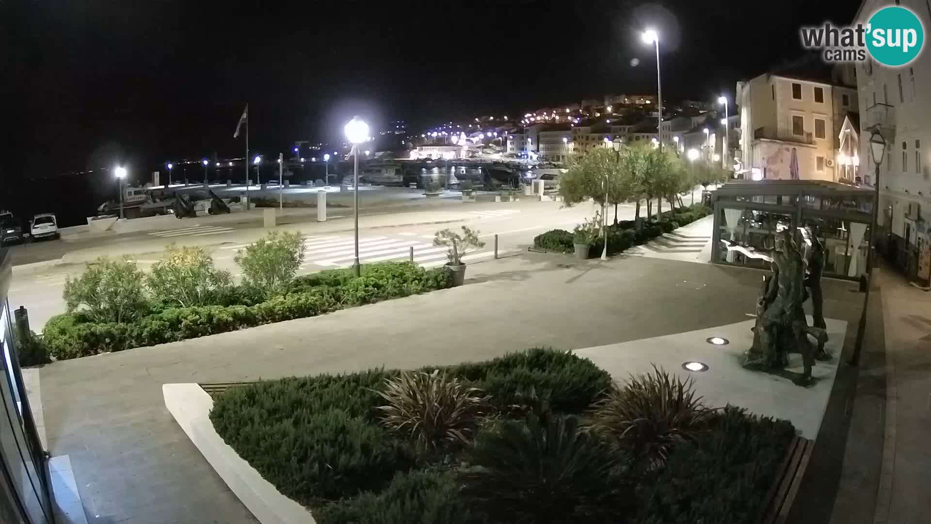 Live webcam Senj riva – fronte mare