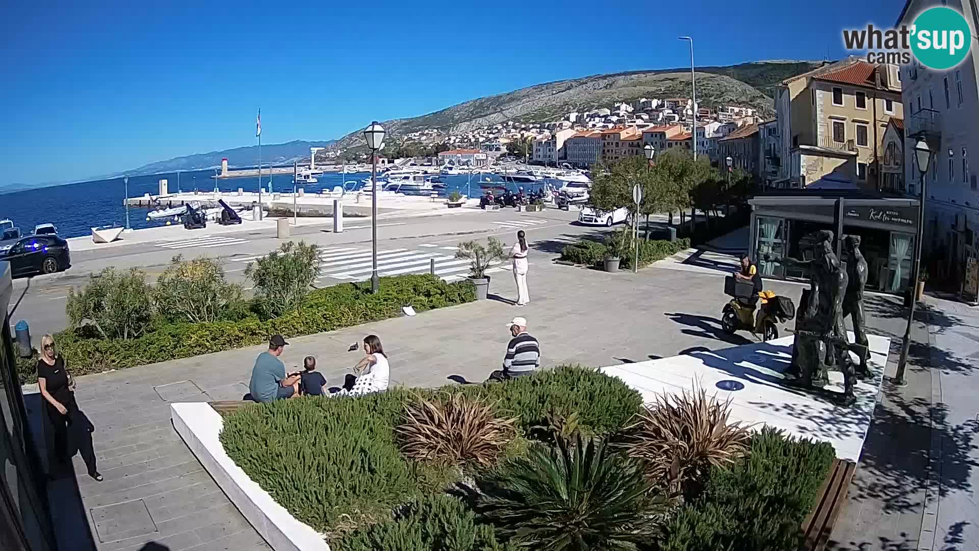 Live webcam Senj riva – seafront – Croatia