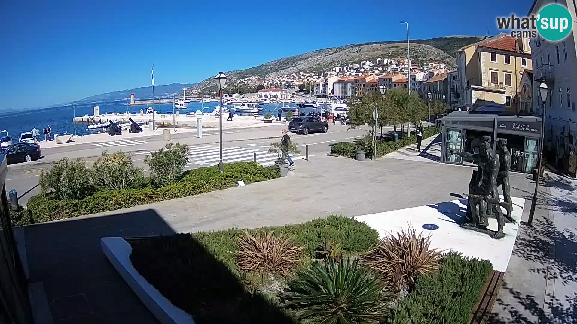 Live-Webcam Senj Riva – direkt am Meer – Kroatien