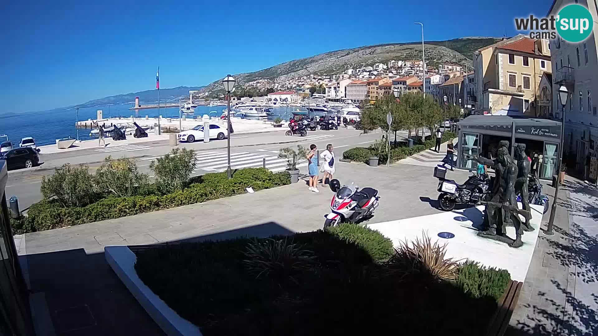 Live webcam Senj riva – seafront – Croatia