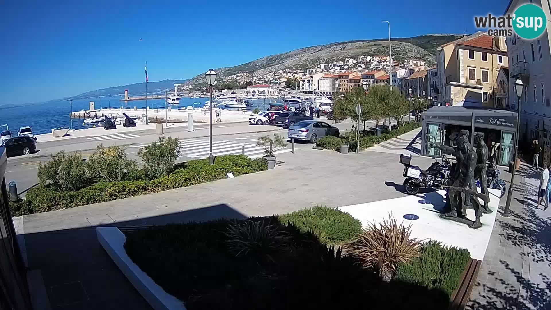 Live webcam Senj riva – seafront – Croatia