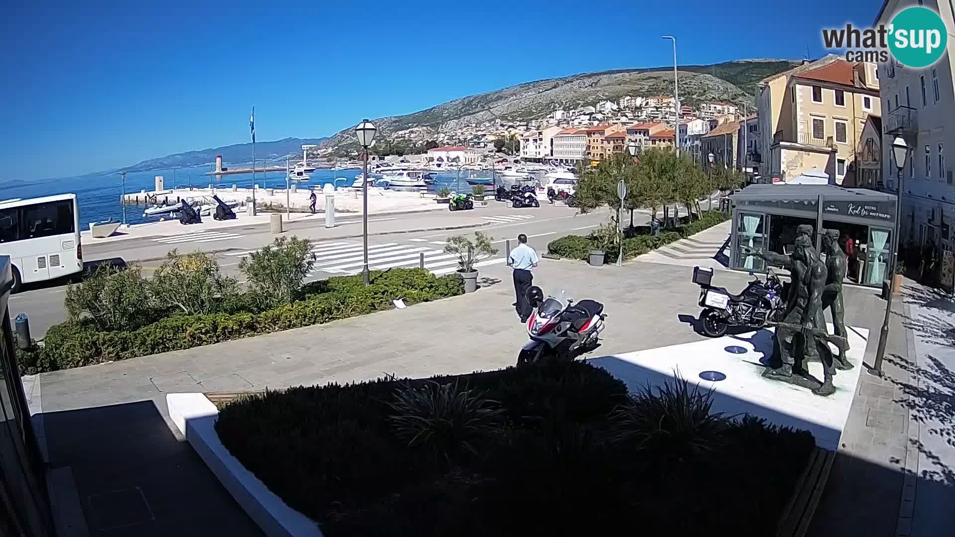 Live webcam Senj riva – seafront – Croatia