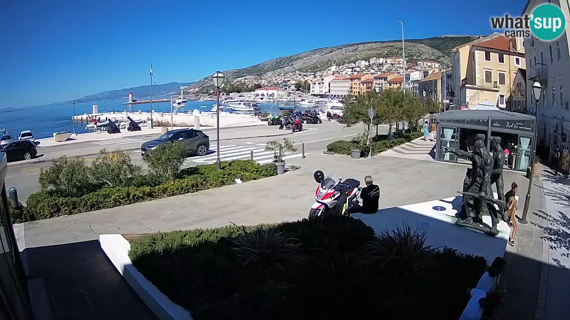 Spletna kamera v živo Senj riva – Hrvaška