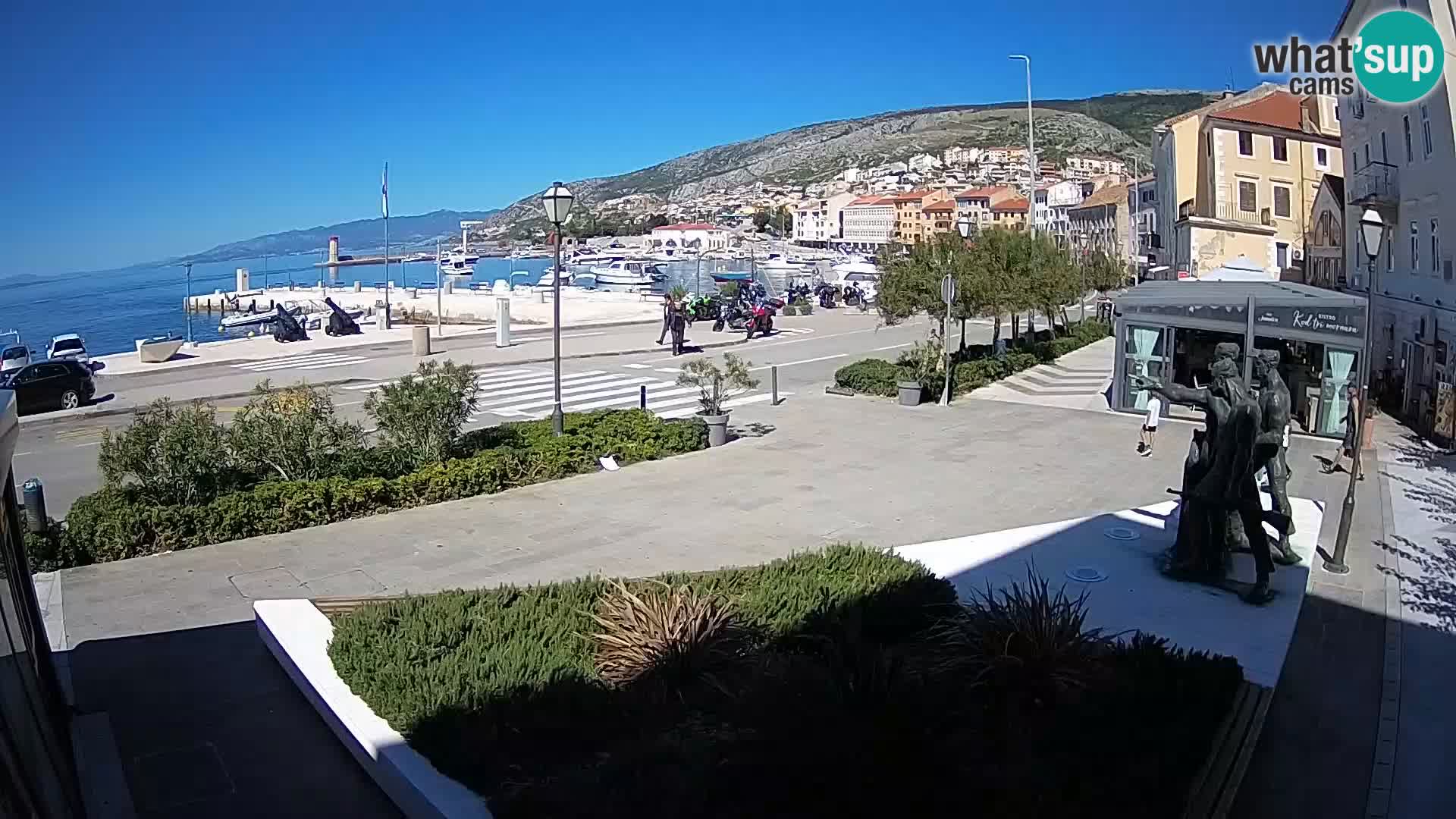 Live-Webcam Senj Riva – direkt am Meer – Kroatien