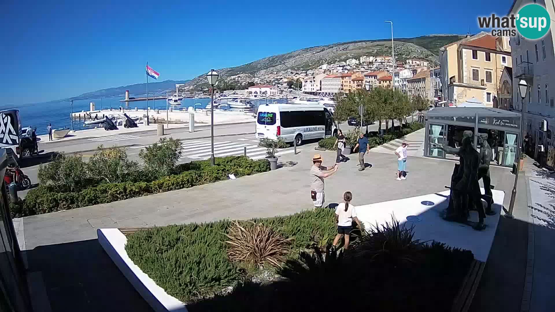 Webcam en vivo Senj riva – paseo marítimo