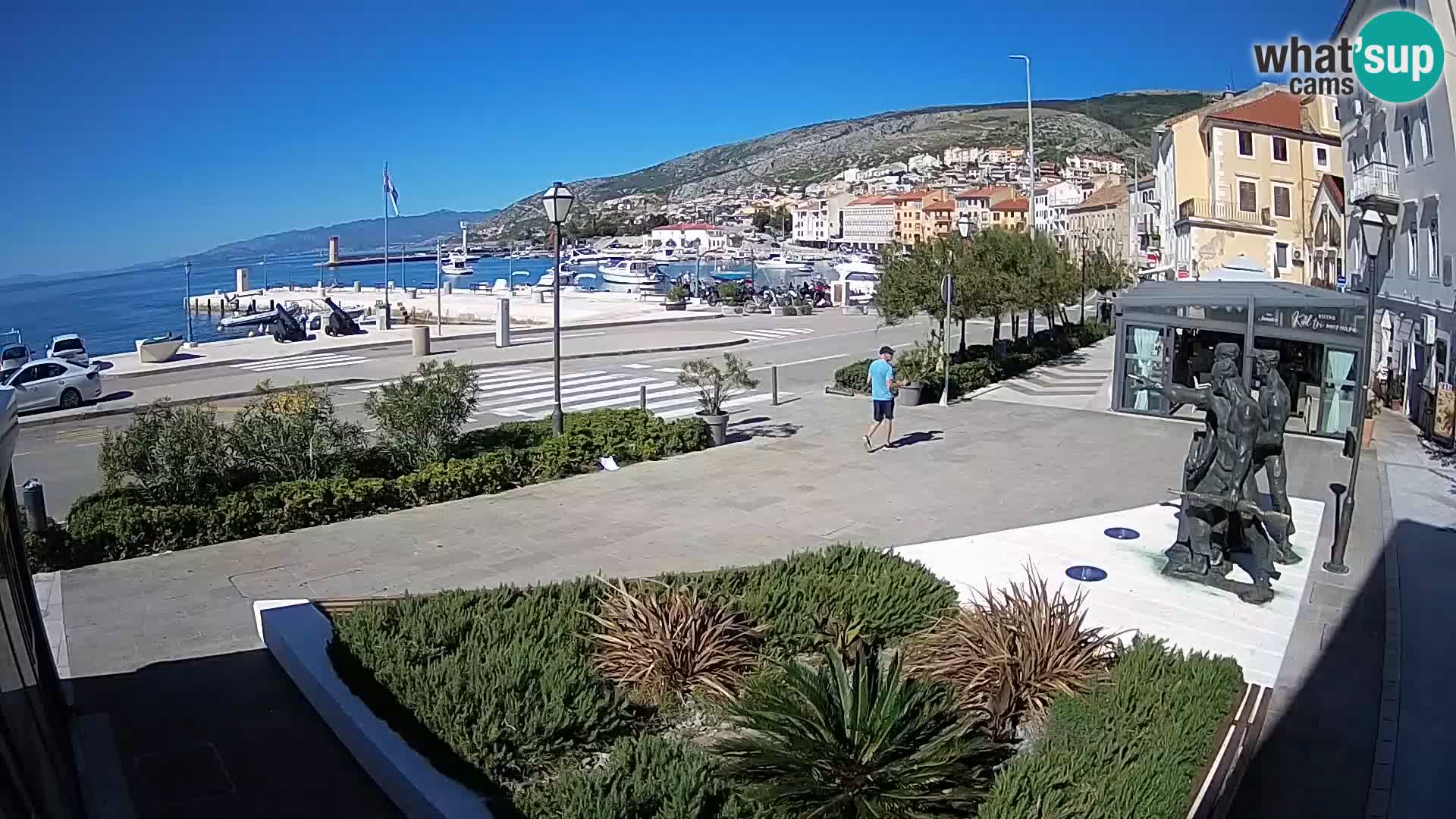 Live-Webcam Senj Riva – direkt am Meer – Kroatien