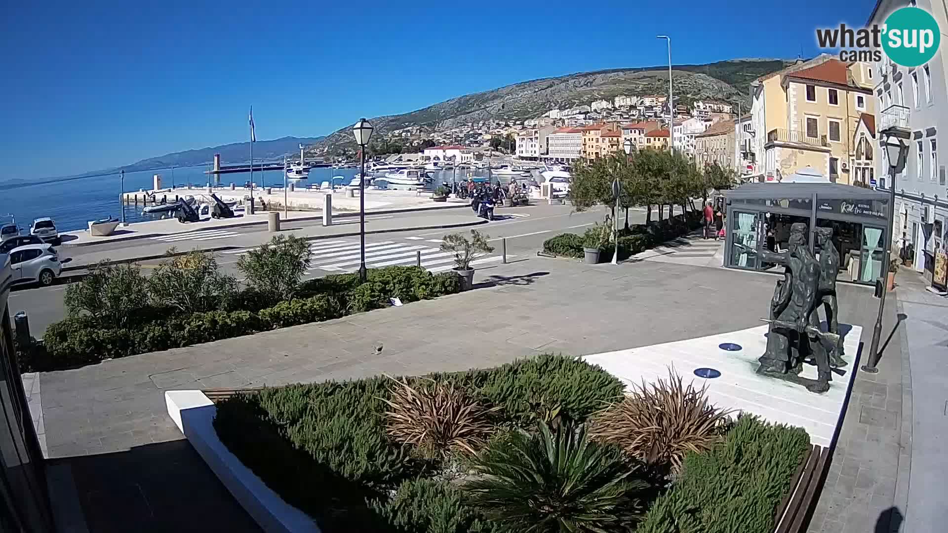 Live-Webcam Senj Riva – direkt am Meer – Kroatien