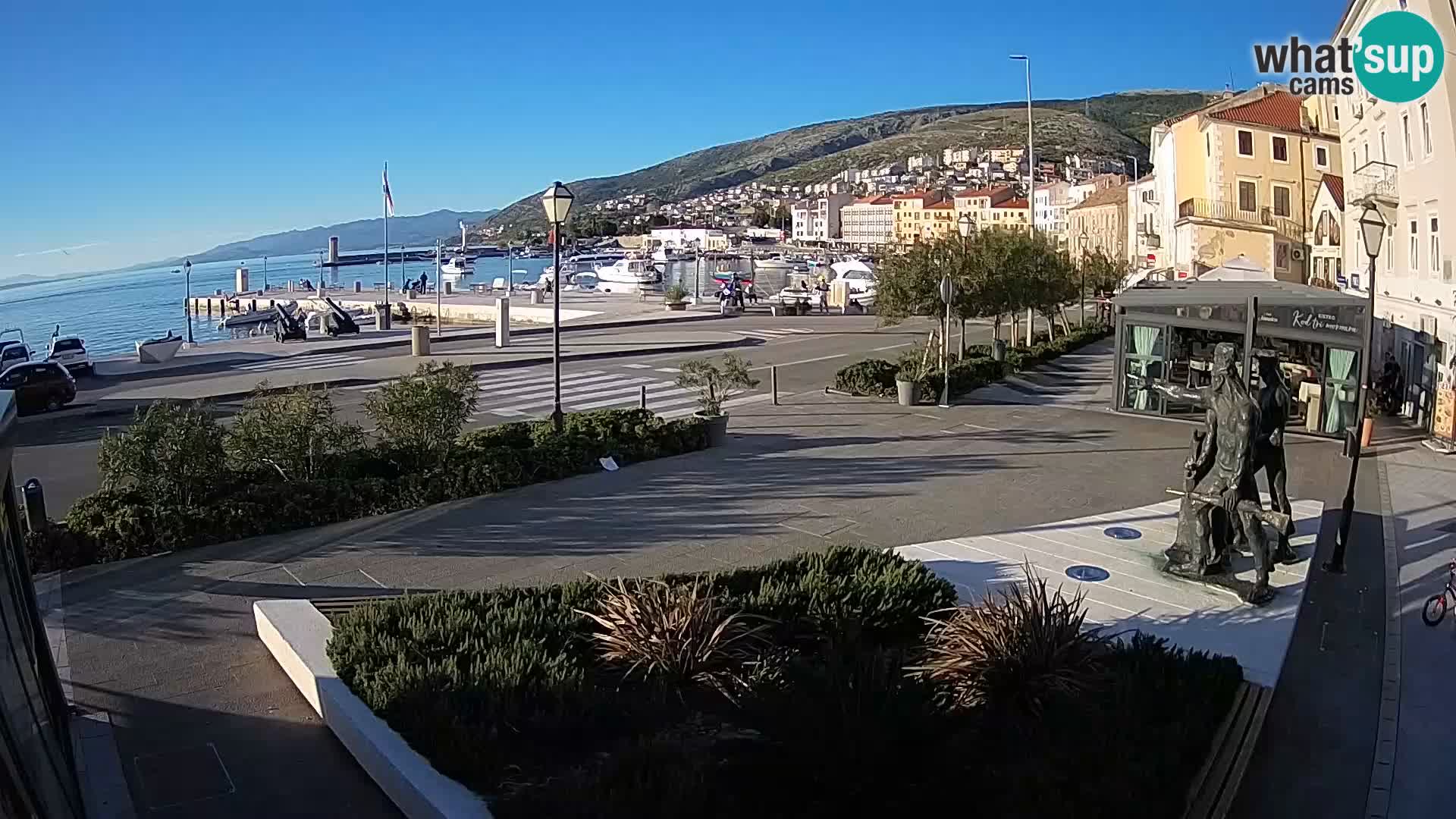 Spletna kamera v živo Senj riva – Hrvaška