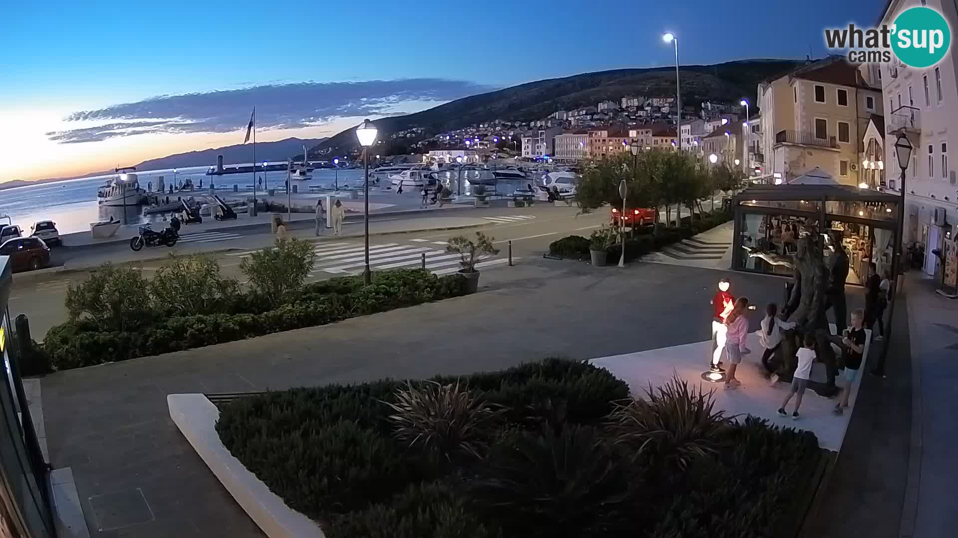 Live-Webcam Senj Riva – direkt am Meer – Kroatien
