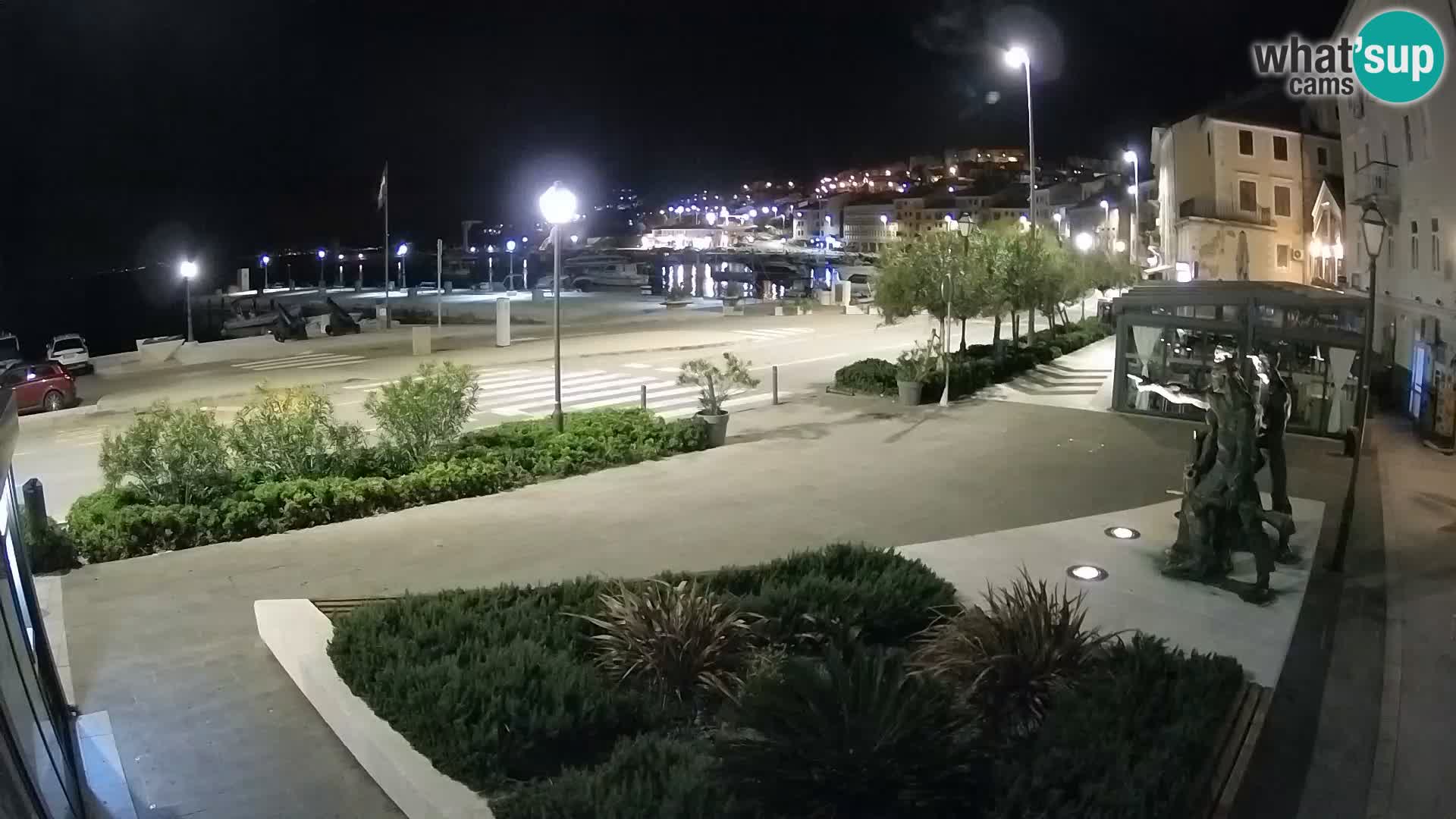 Live webcam Senj riva – fronte mare