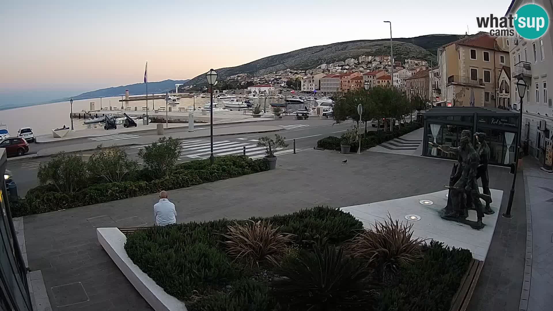 Live-Webcam Senj Riva – direkt am Meer – Kroatien