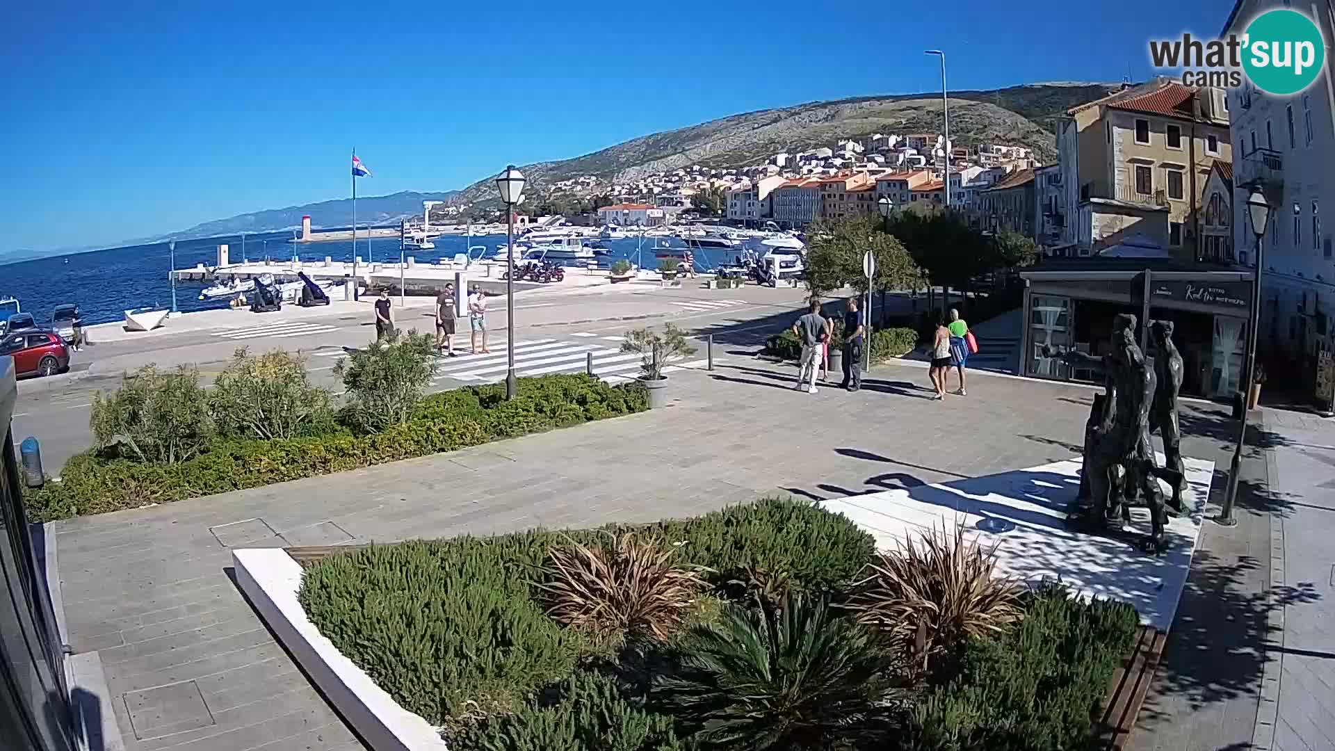 Live-Webcam Senj Riva – direkt am Meer – Kroatien