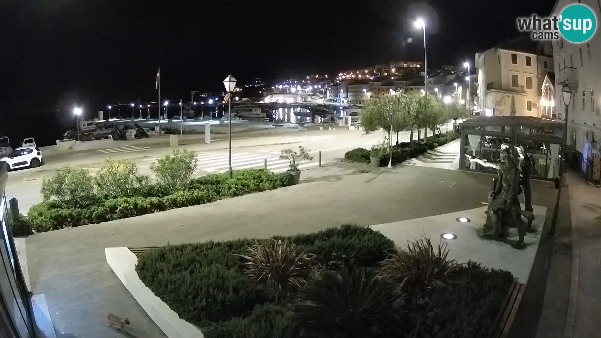 Live webcam Senj riva – fronte mare