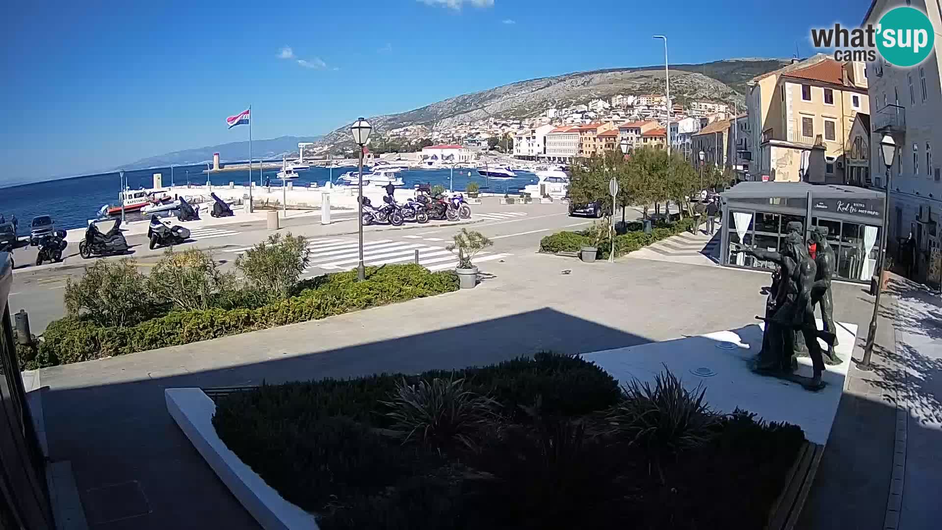 Live webcam Senj riva – seafront – Croatia